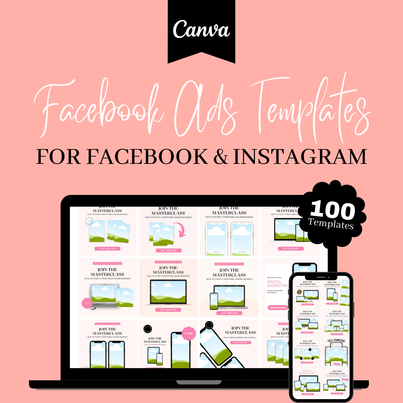 100 Facebook Ads Templates For Facebook & Instagram