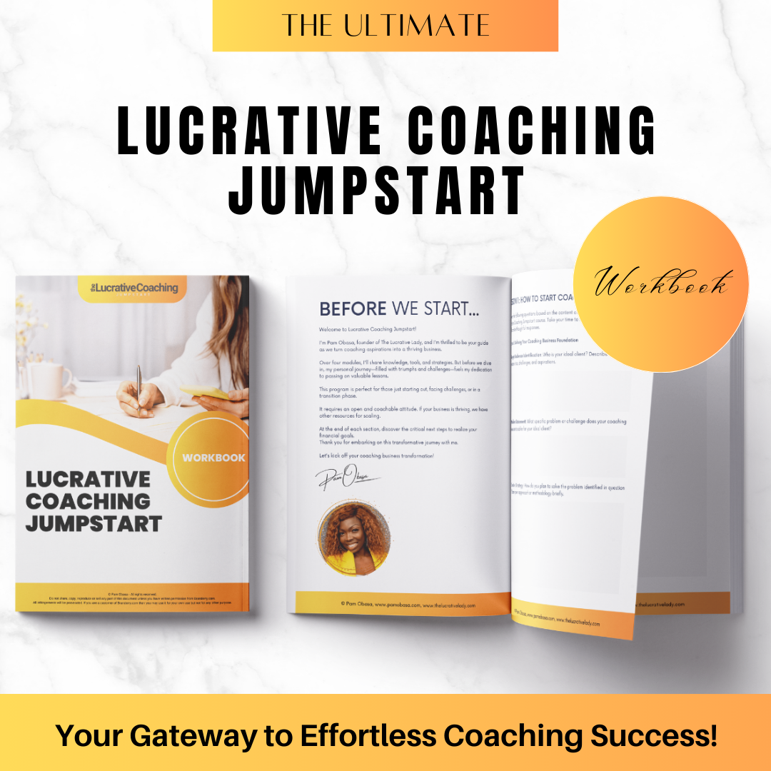 Lucrative Coaching Jumpstart Workbook