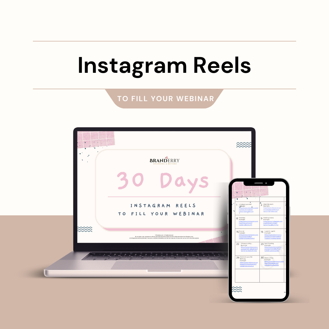 30 Days Of Instagram Reels To Fill Your Webinar