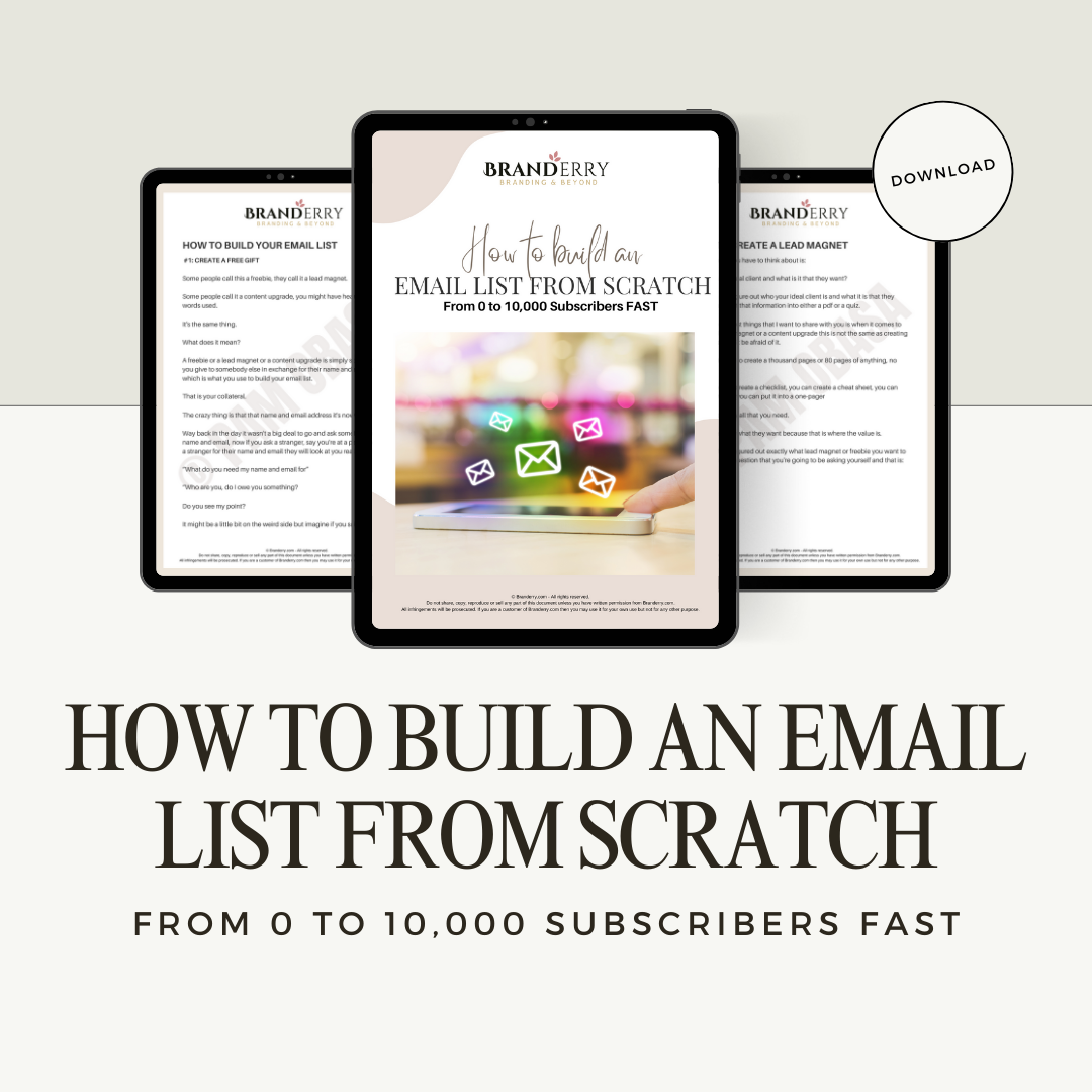 How to build an email list from scratch from 0 to 10,000 subscribers FAST