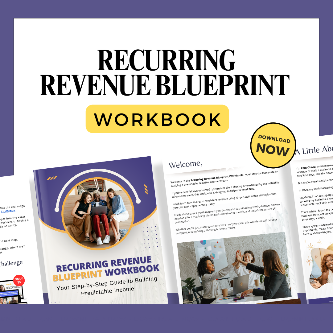 Recurring Revenue Blueprint Workbook