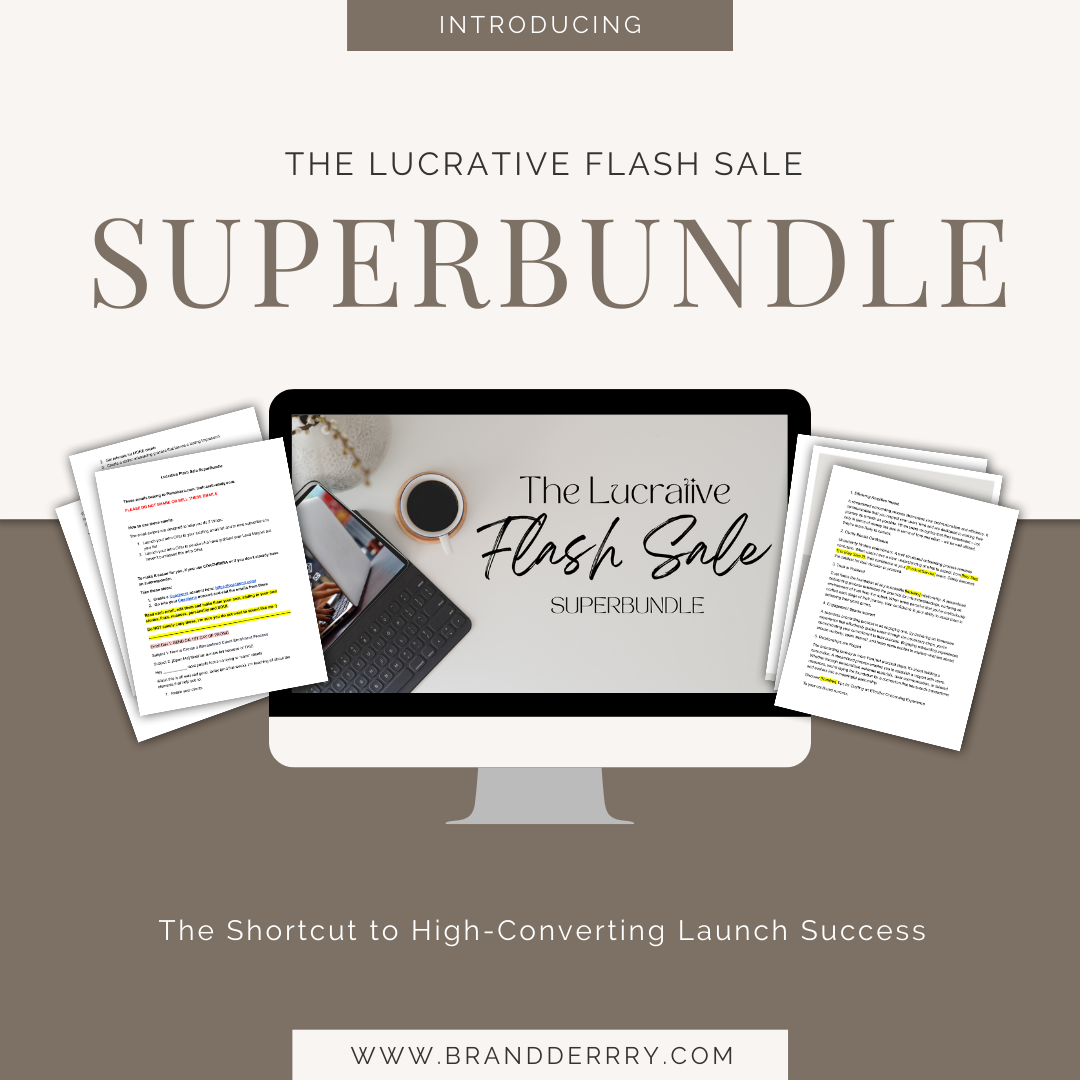 The Lucrative Flash Sale SuperBundle