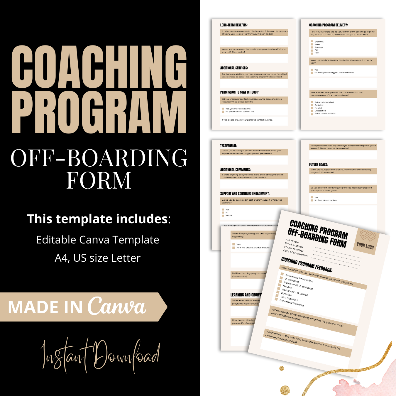 Coaching Program Off-boarding Form