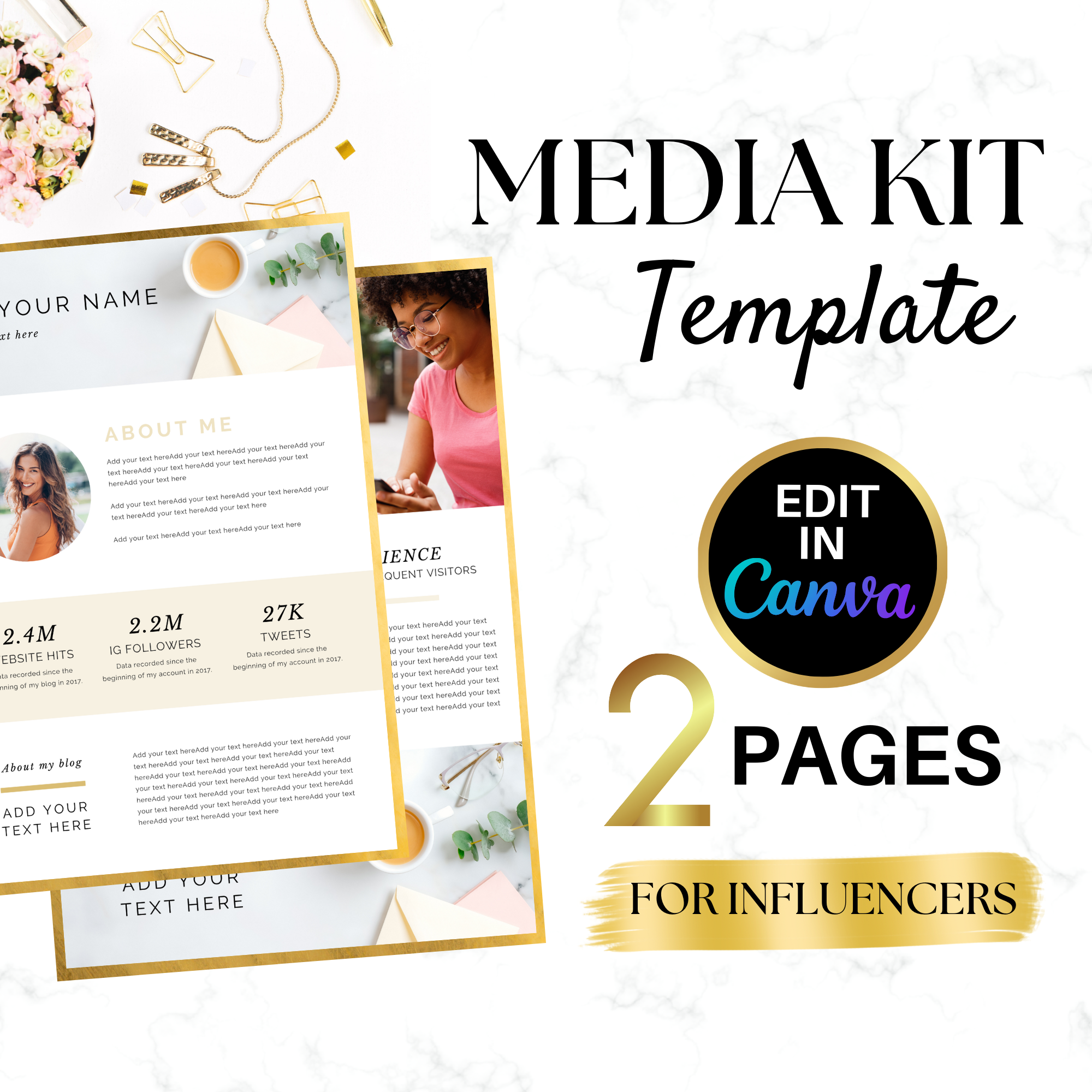 2 Page Media Kit Minimal