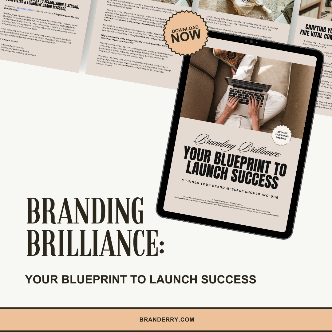 Branding Brilliance: Your Blueprint to Launch Success