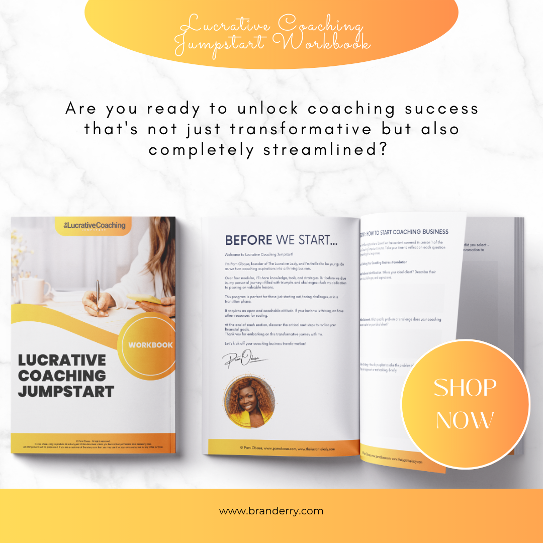 Lucrative Coaching Jumpstart Workbook