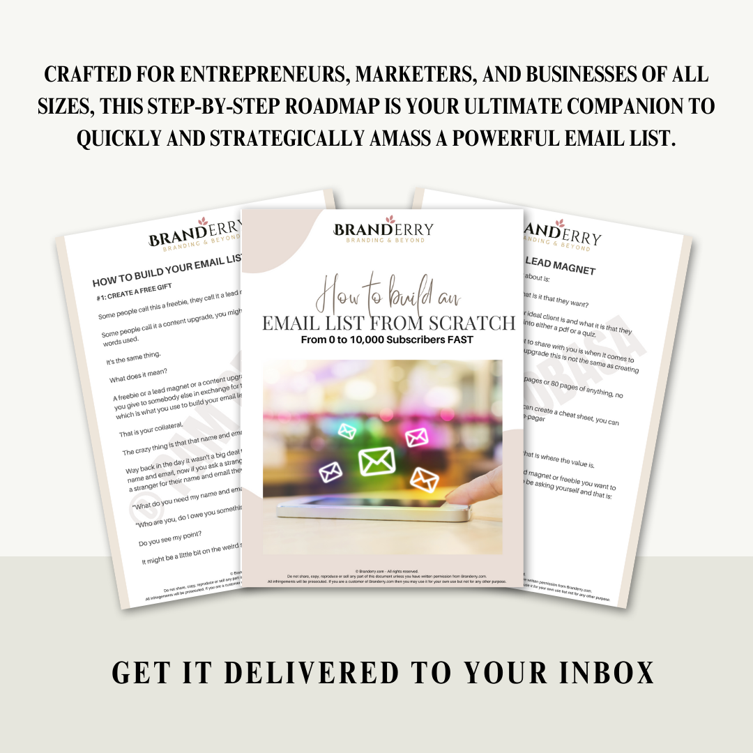 How to build an email list from scratch from 0 to 10,000 subscribers FAST
