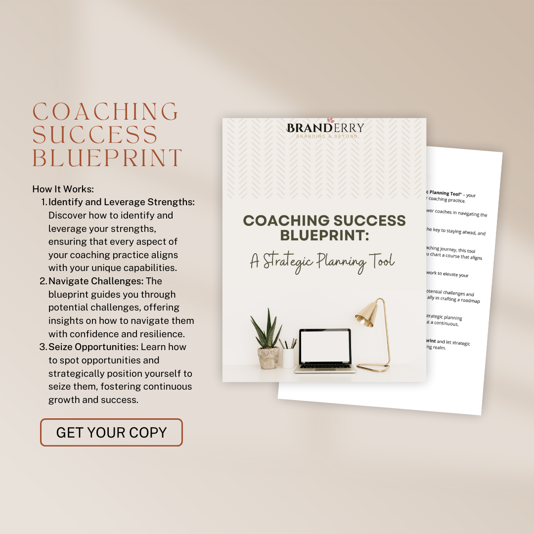 Coaching Success Blueprint: A Strategic Planning Tool