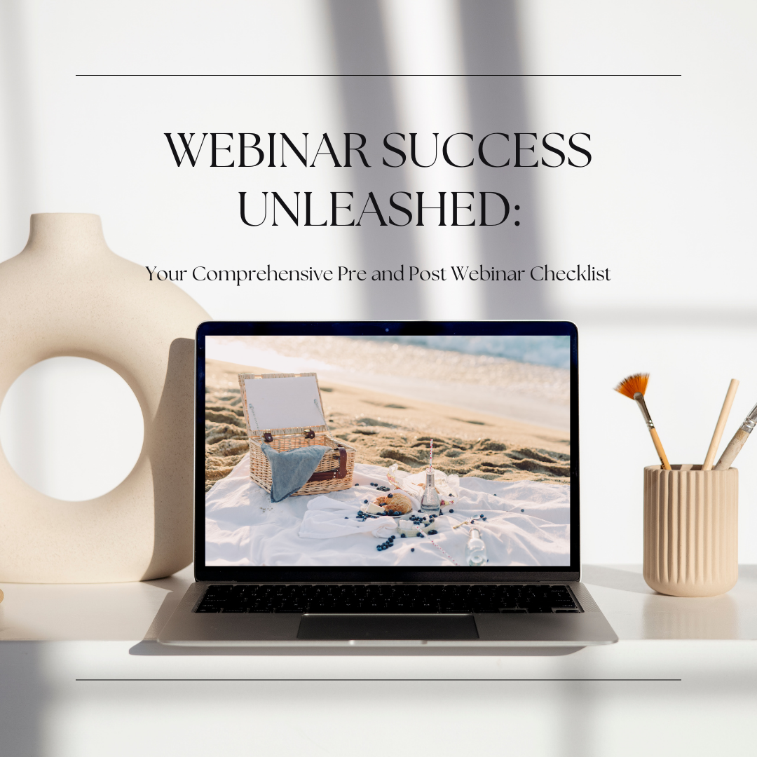 Webinar checklist (Pre and Post Webinar)