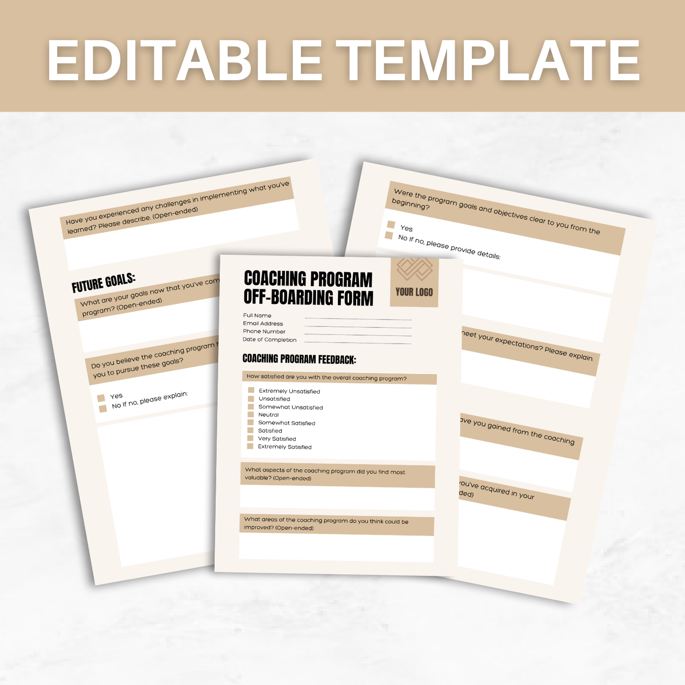 Coaching Program Off-boarding Form