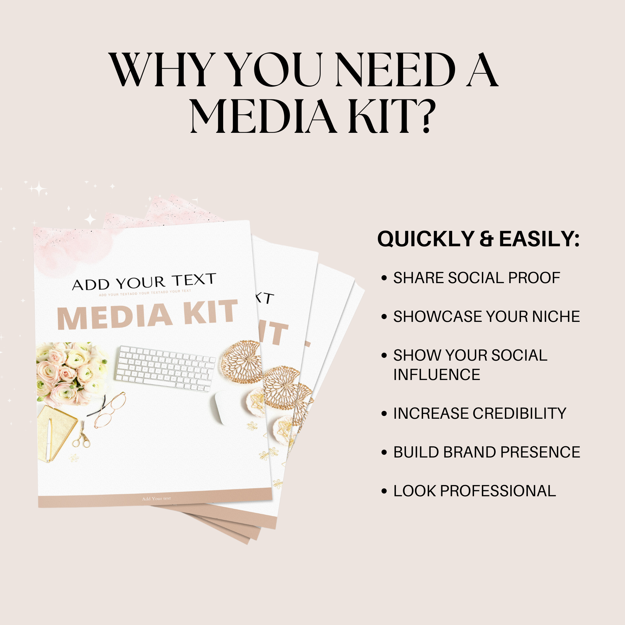 Media Kit & Rate Cards Template