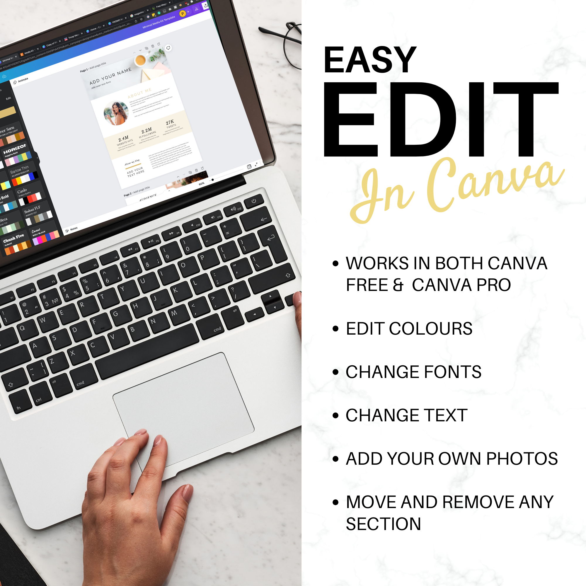 2 Page Media Kit Minimal