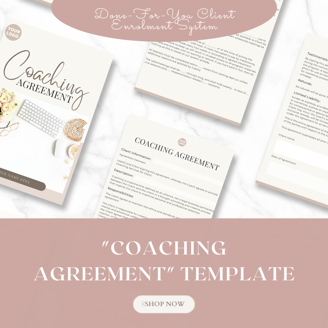 The Ultimate "Done-For-You Client Enrolment System" Bundle