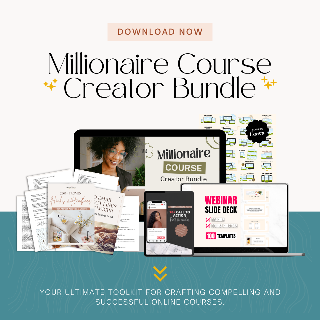 Millionaire Course Creator Bundle