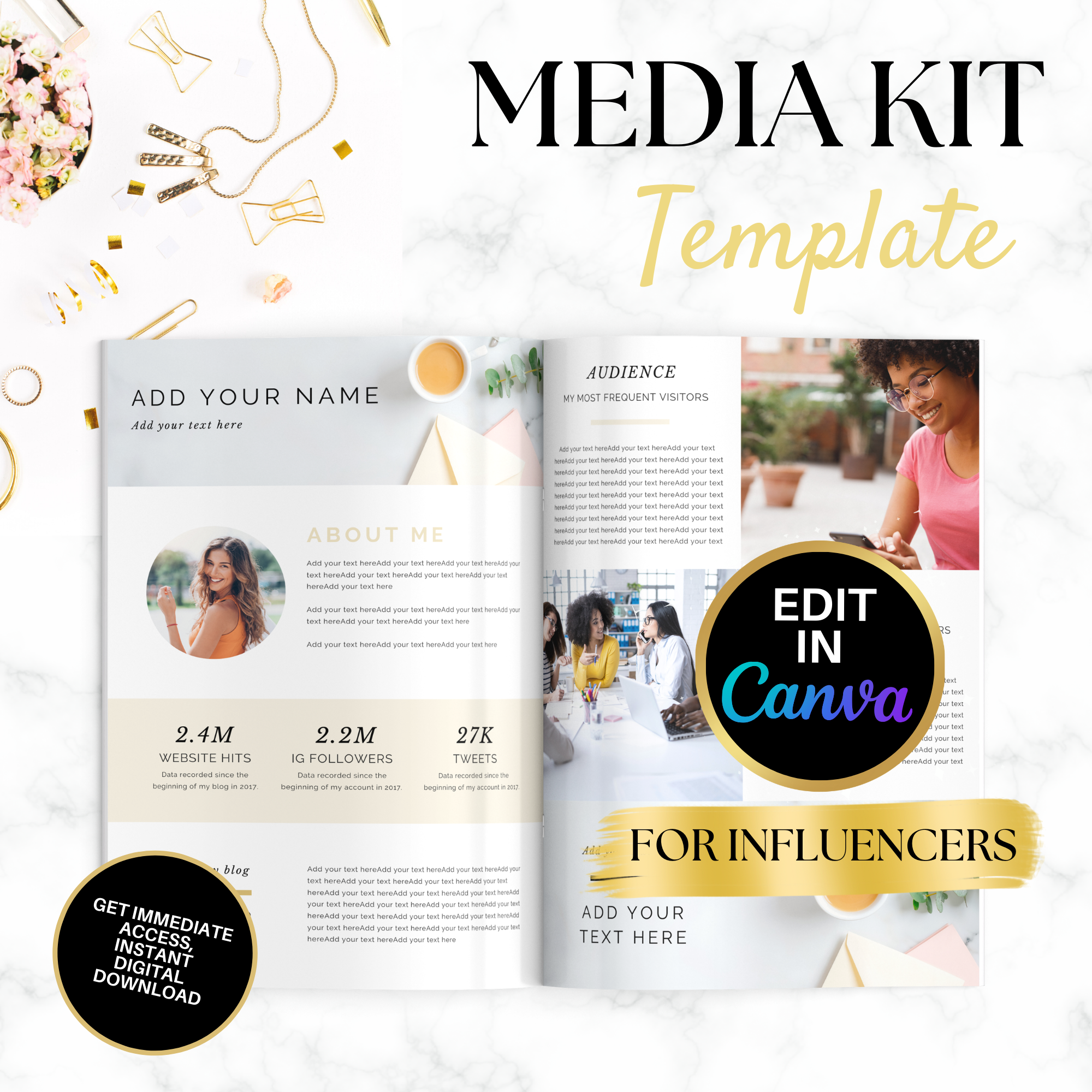 2 Page Media Kit Minimal