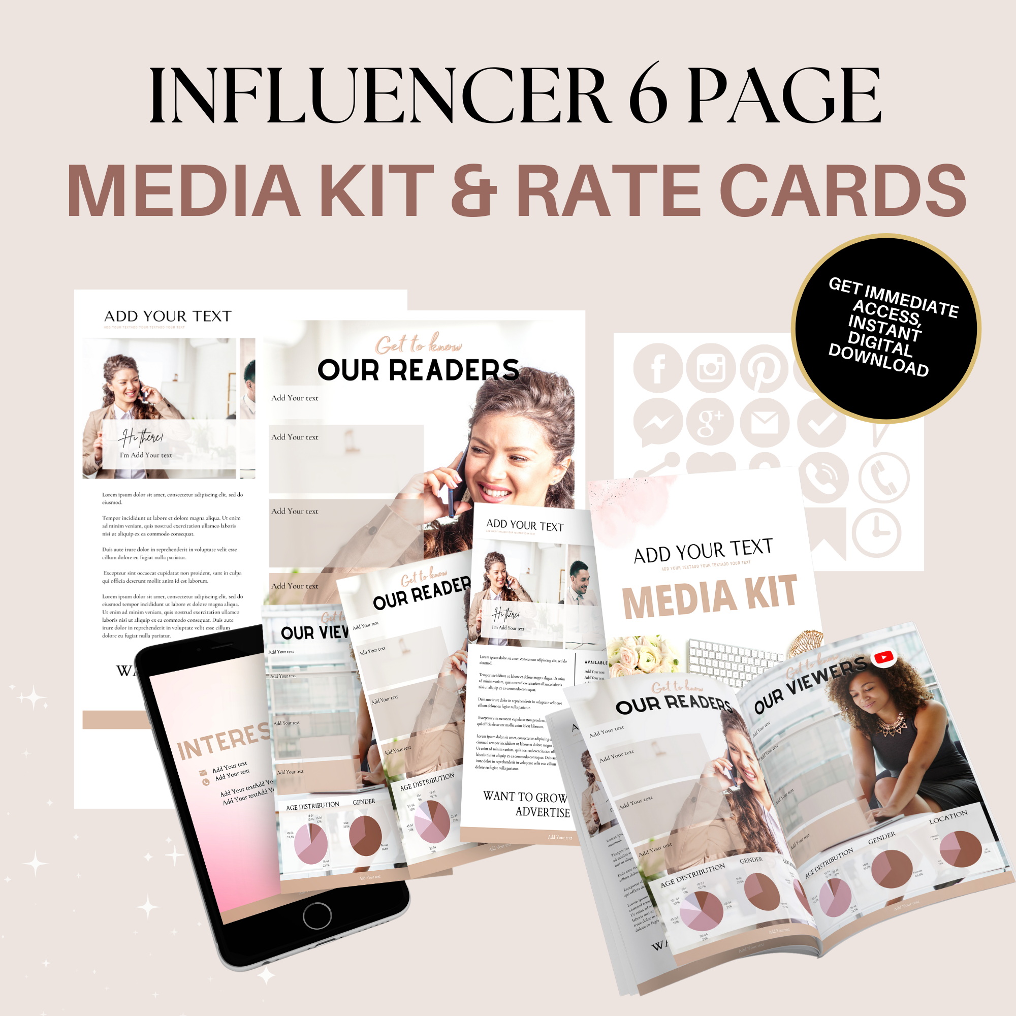 Media Kit & Rate Cards Template