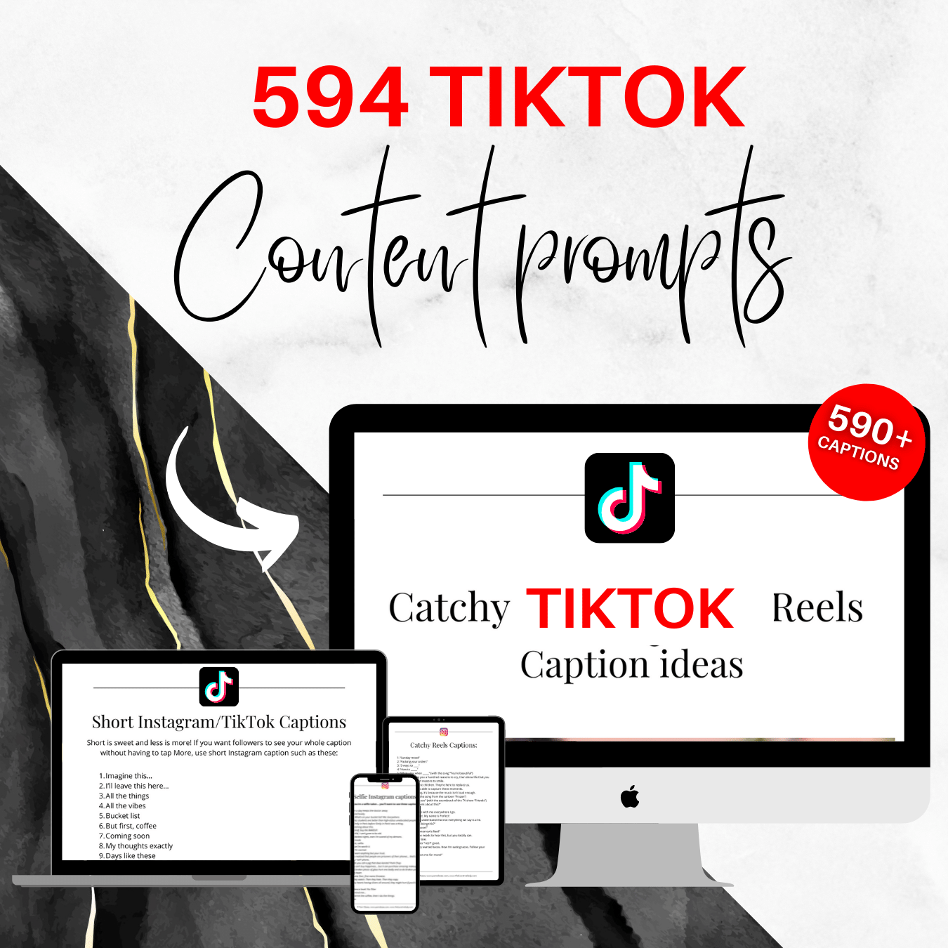 594 TikTok Content prompts