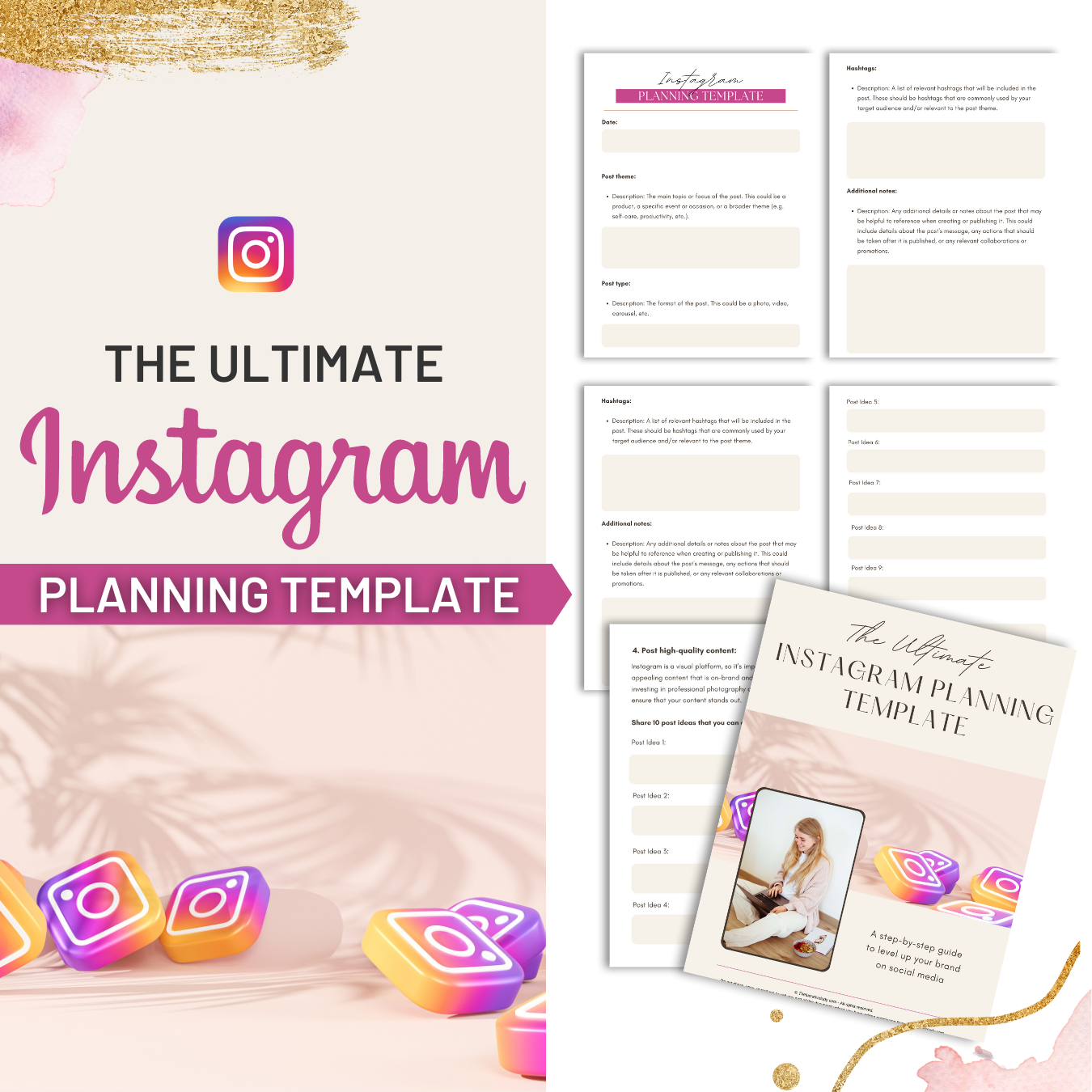 The Ultimate Instagram Planning Template