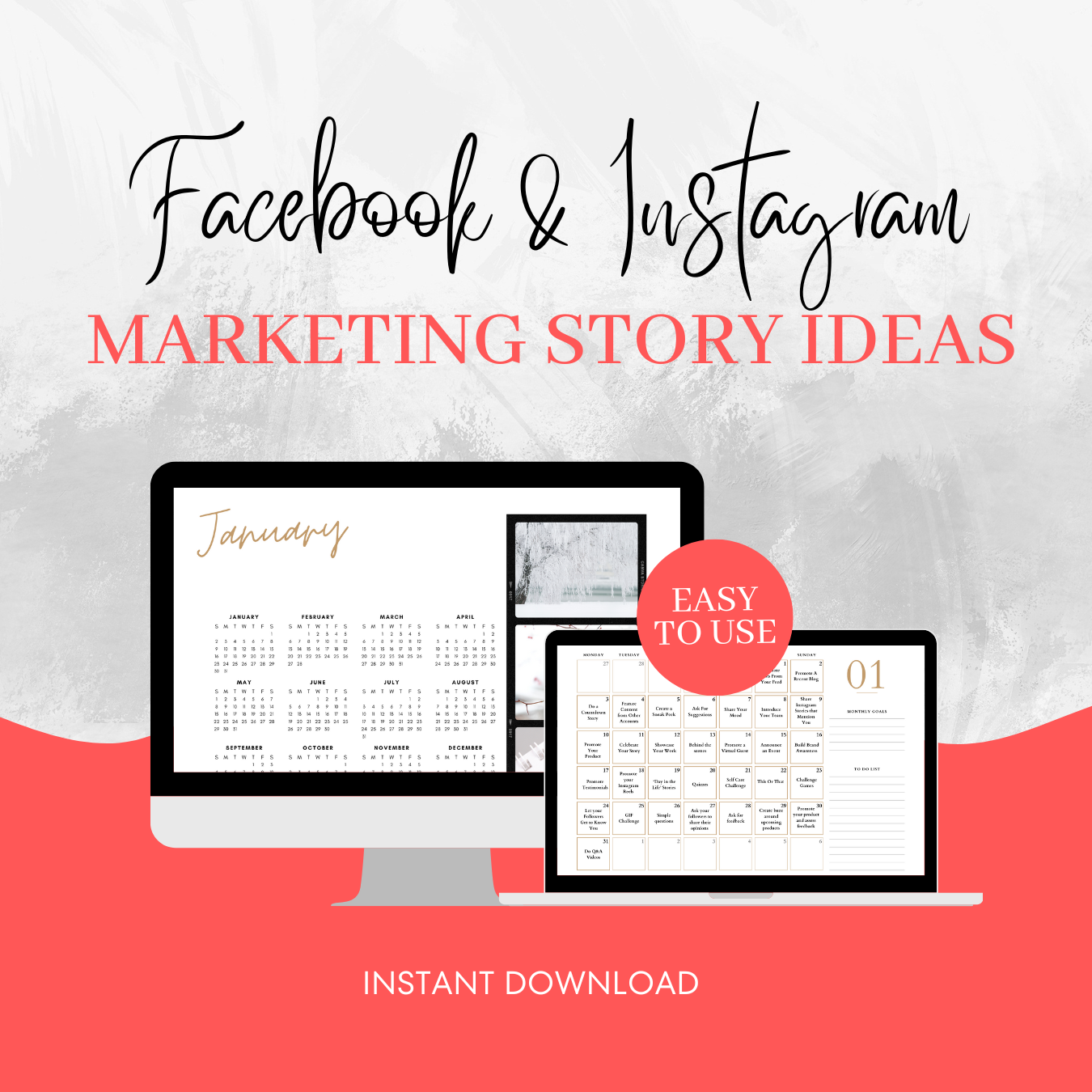 Facebook & Instagram Marketing Story Ideas