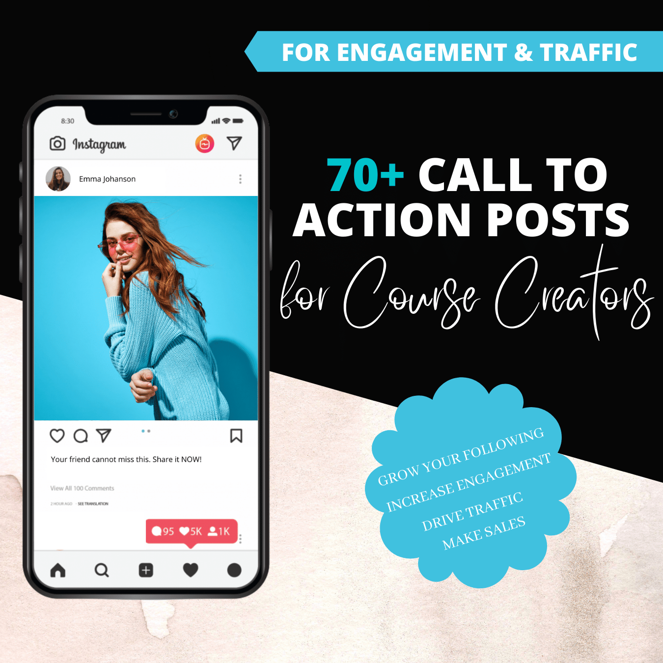 70 Call to Action Posts for course creators