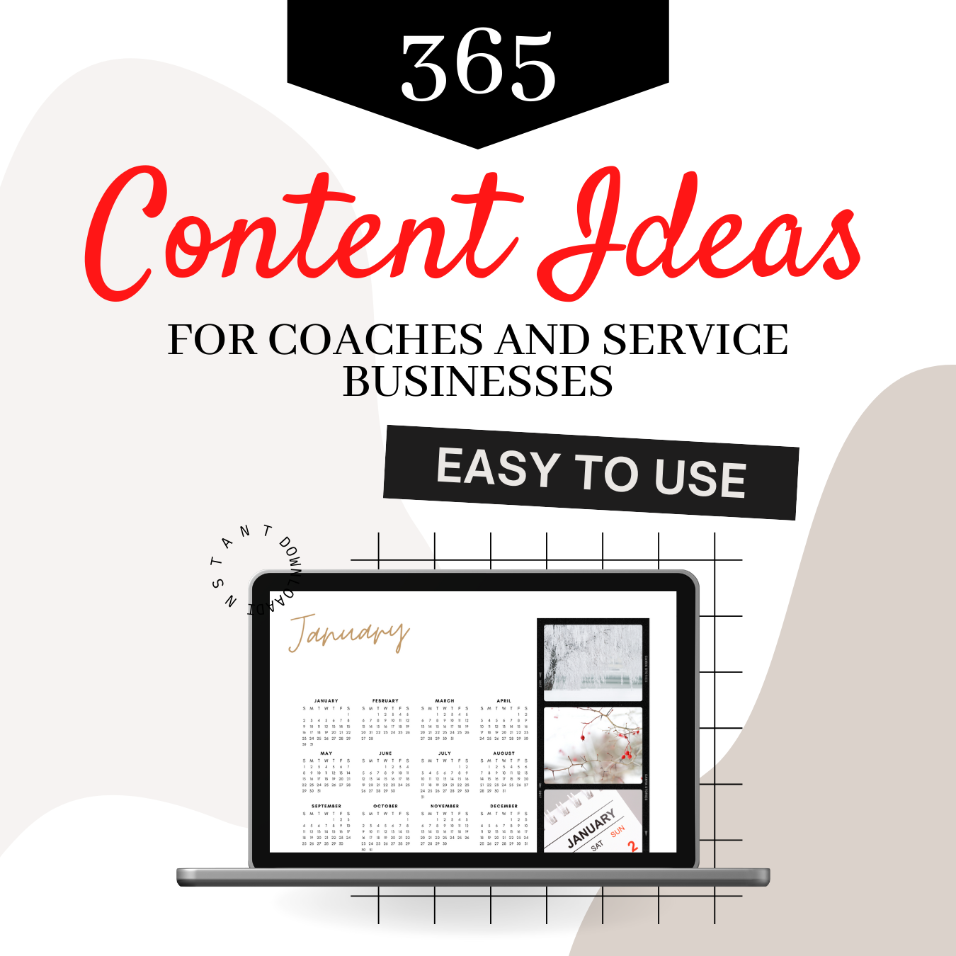 365 Content Ideas For Coaches & Service Businesses