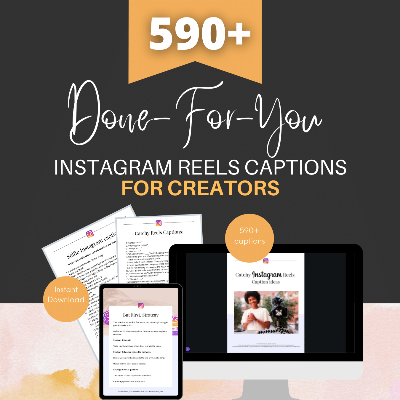 590+ Done-For-You Instagram Reels Captions for Creators