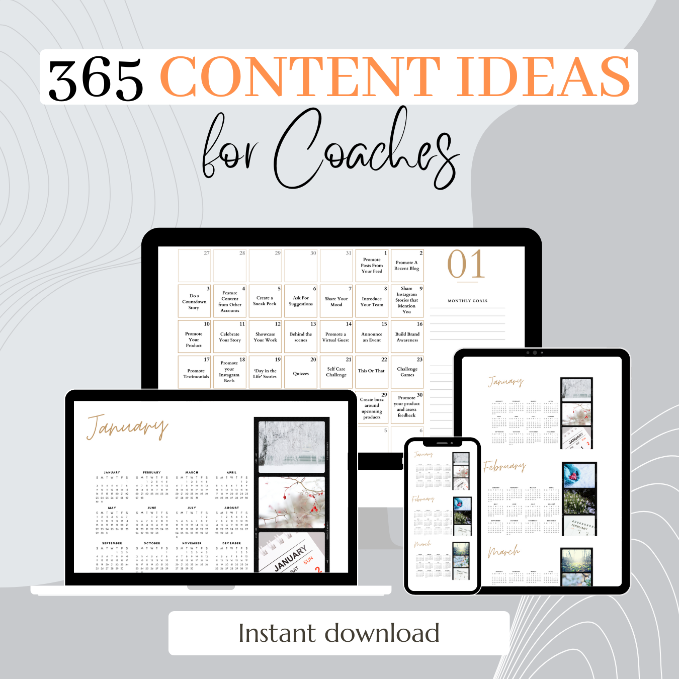 365 Content Ideas For Coaches