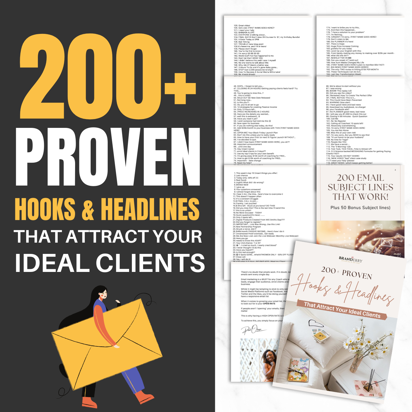 PROVEN Hooks & Headlines That Attract Your Ideal Clients (200+ | EXAMPLES INCLUDED)