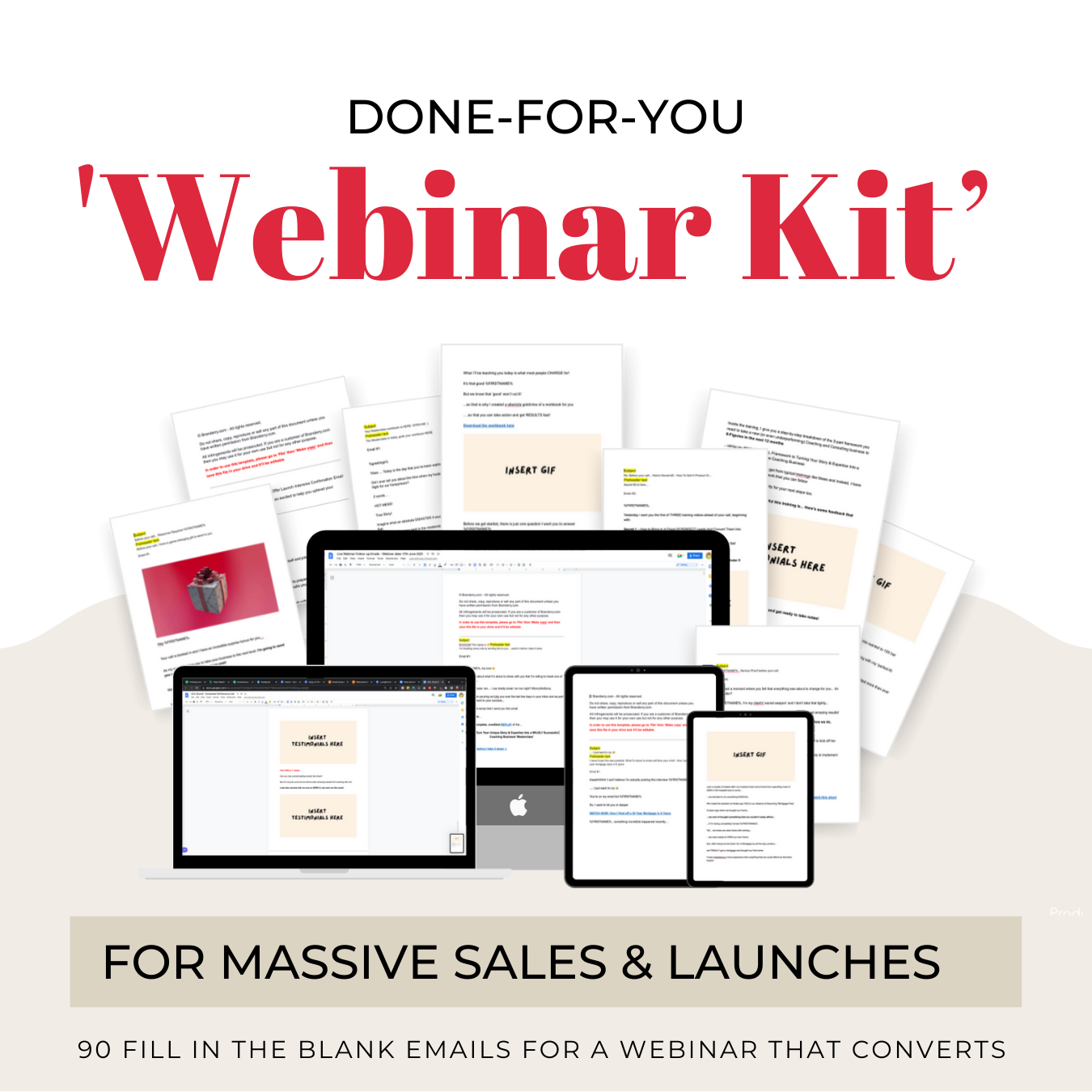 Done-For-You 'Webinar Kit’ For Massive Sales & Launches