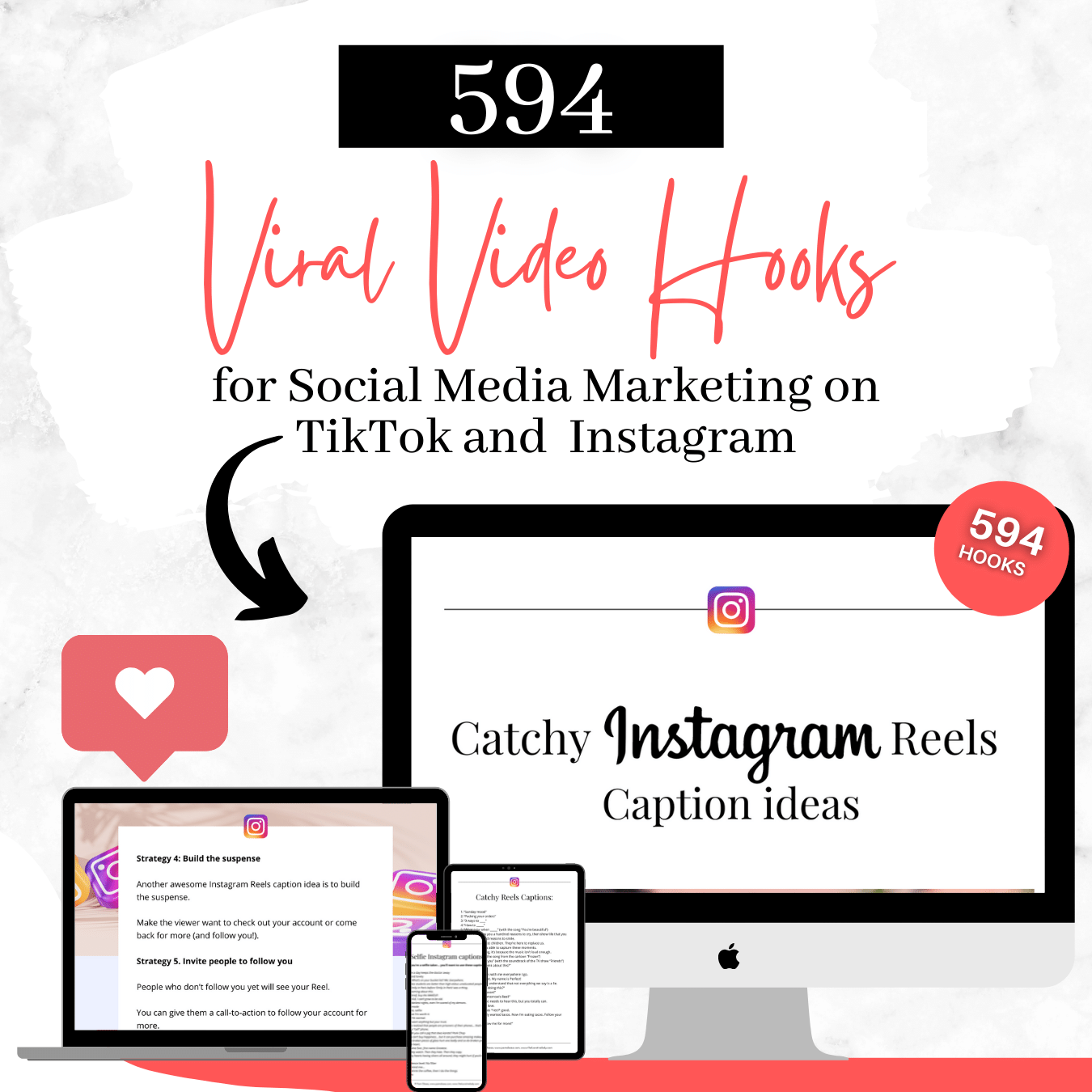 594 Viral Video Hooks for social media marketing on TikTok and  Instagram