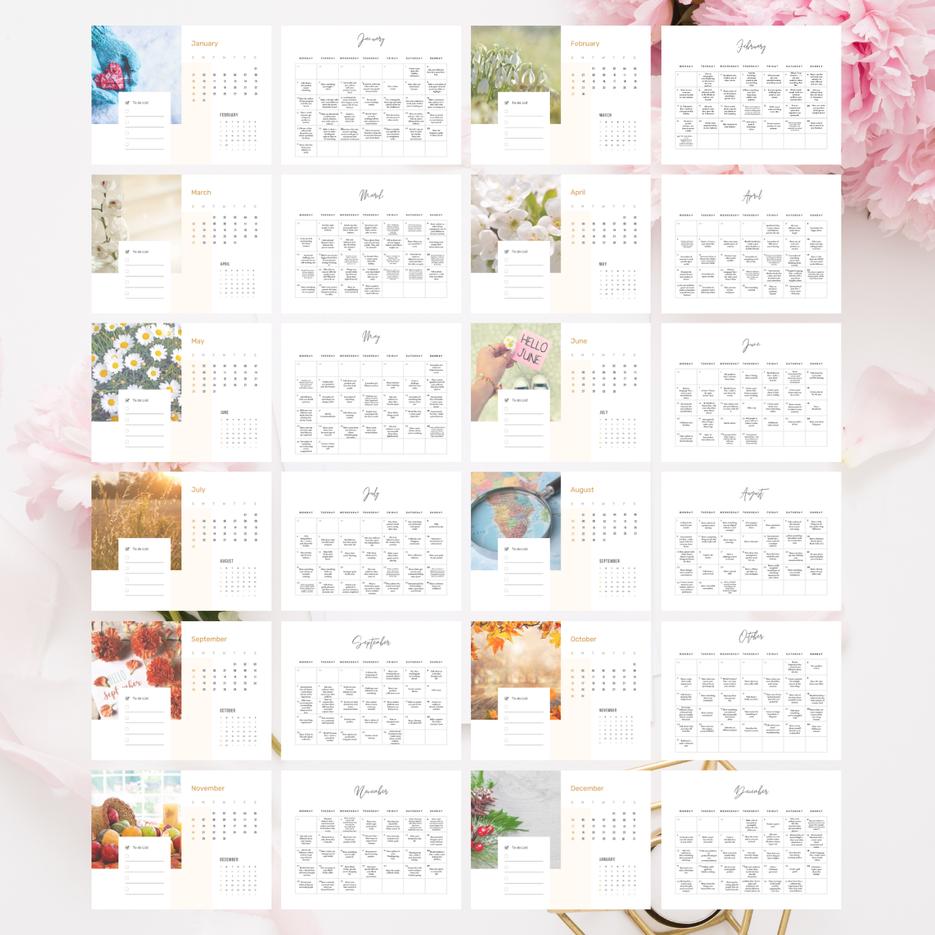 365-Days Social Media Content Calendar