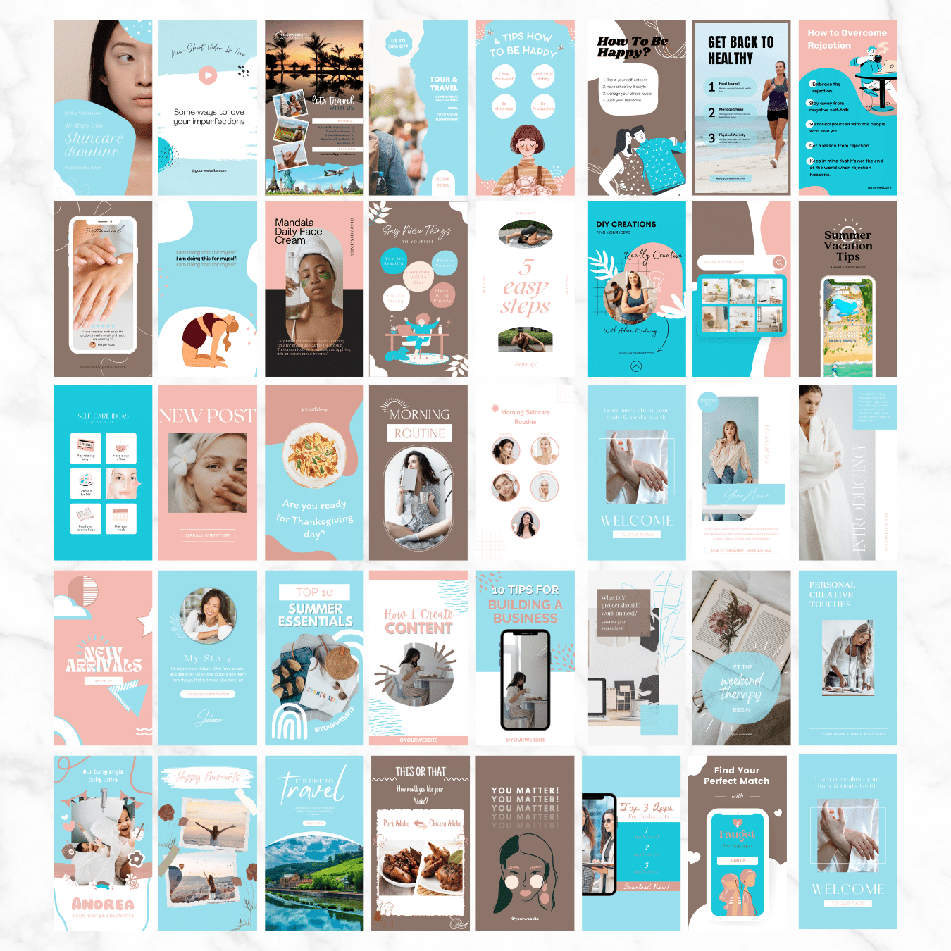 40 IGTV cover templates