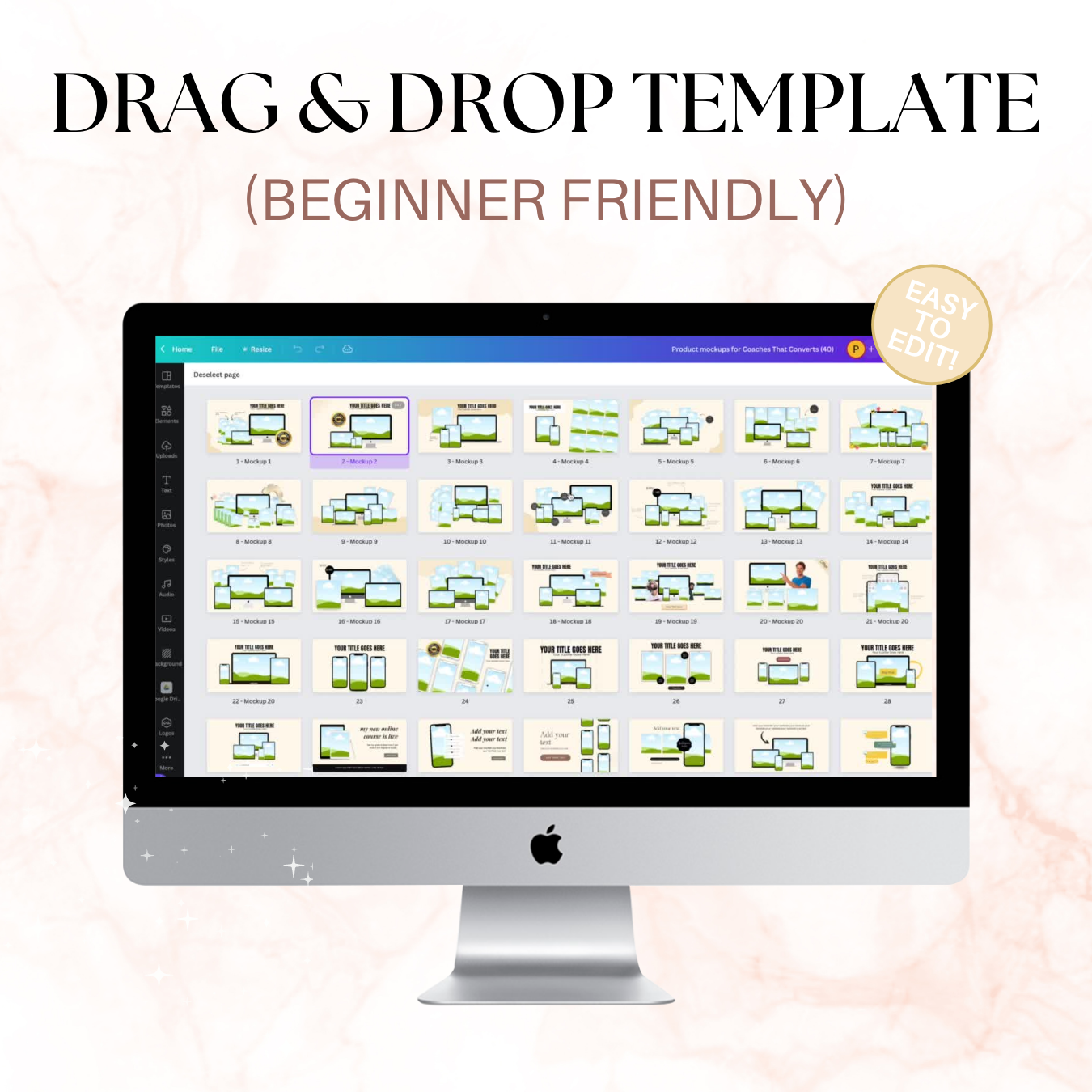 High Converting Digital Product Mock-up Templates (20 Templates)