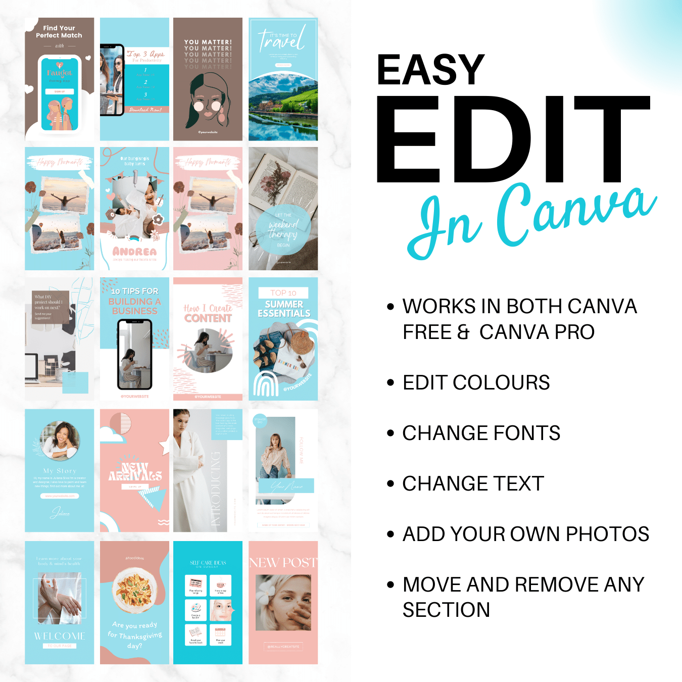 40 IGTV cover templates