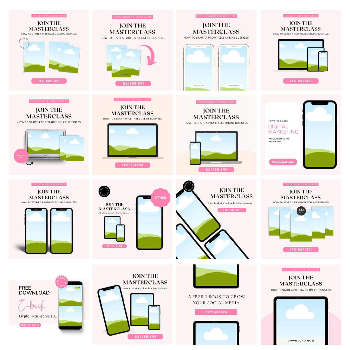 Facebook Ads Template That Converts - 100 Templatesa