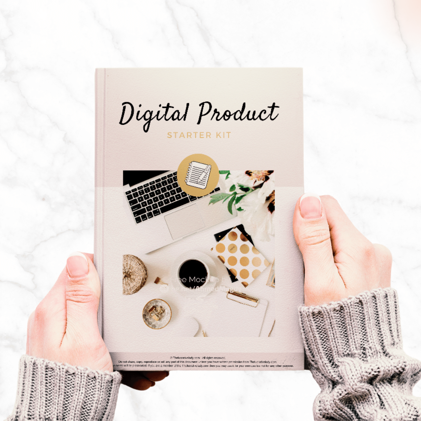 Digital Product Kit (Plus 100 Digital Product Ideas and 20 Digital Product Mockups)