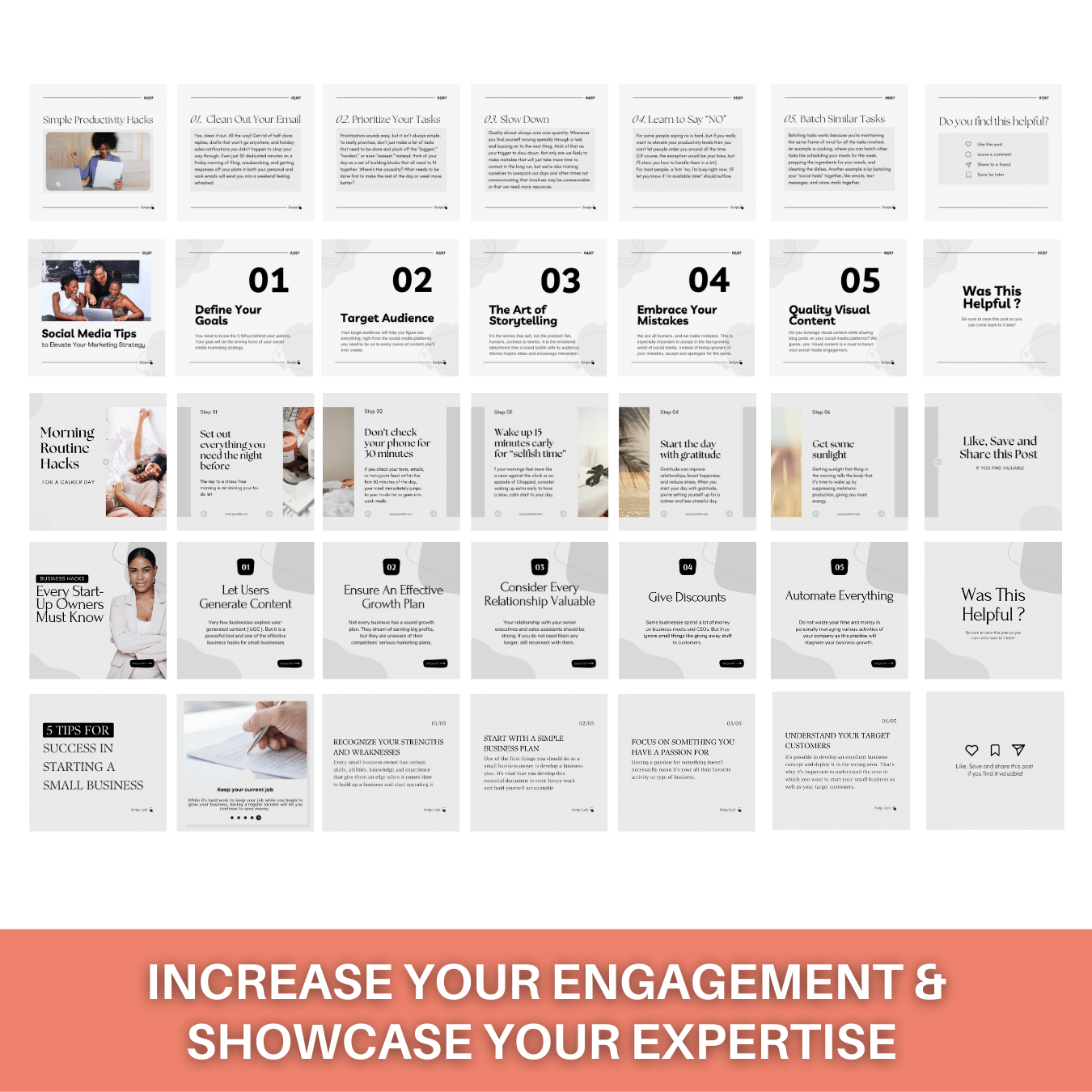 Carousel Template For Instagram To increase Instagram growth