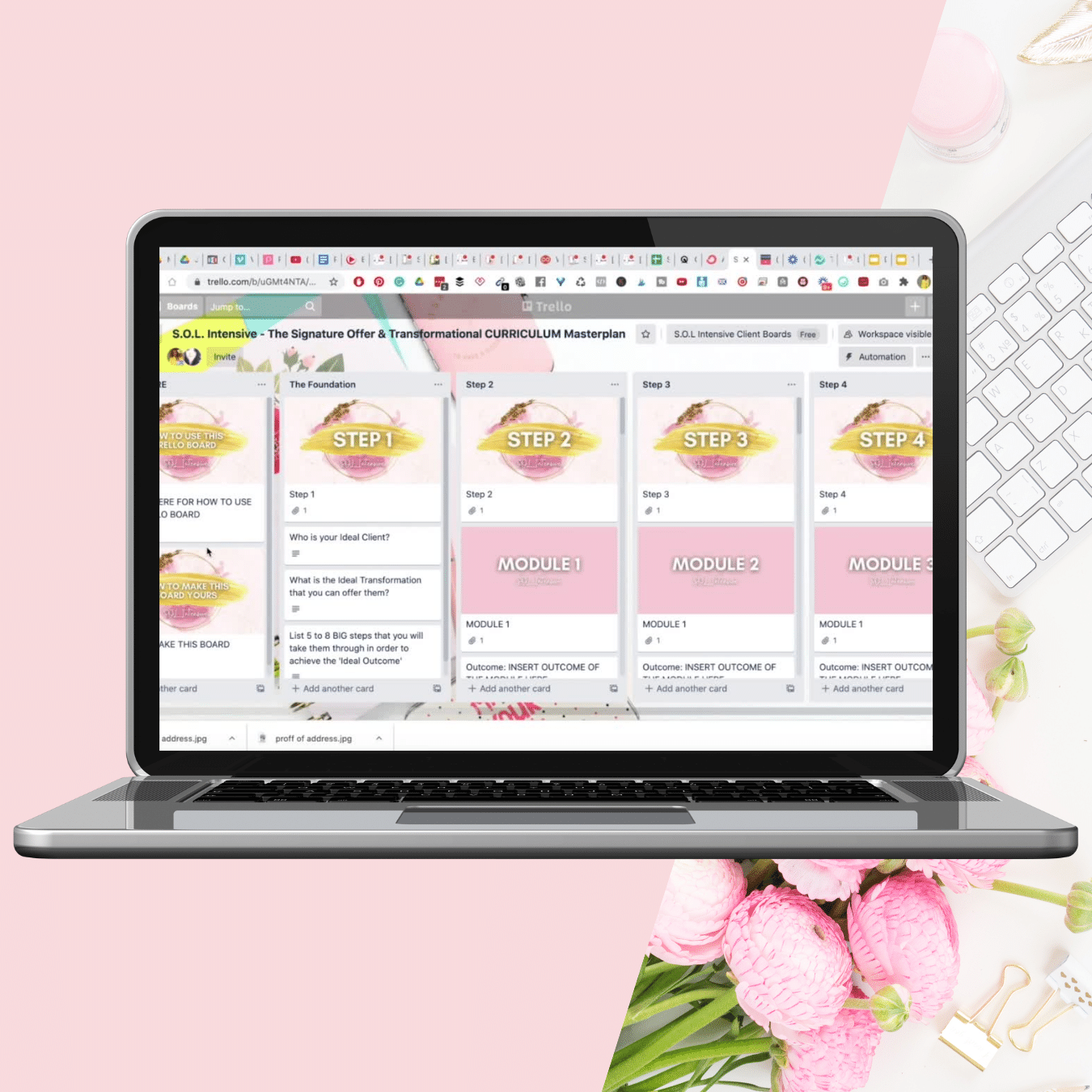 Signature Offer Planner + Video (Editable Trello Board)