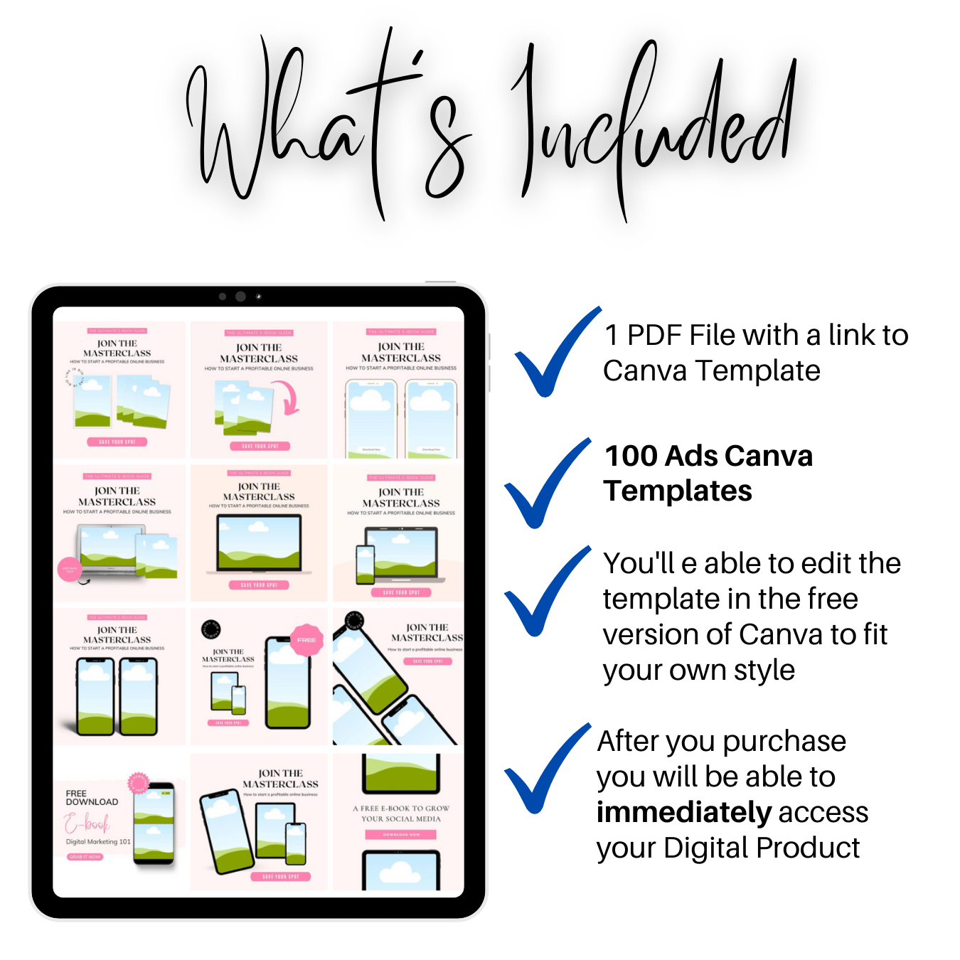 Facebook Ads Template - 100 Templates