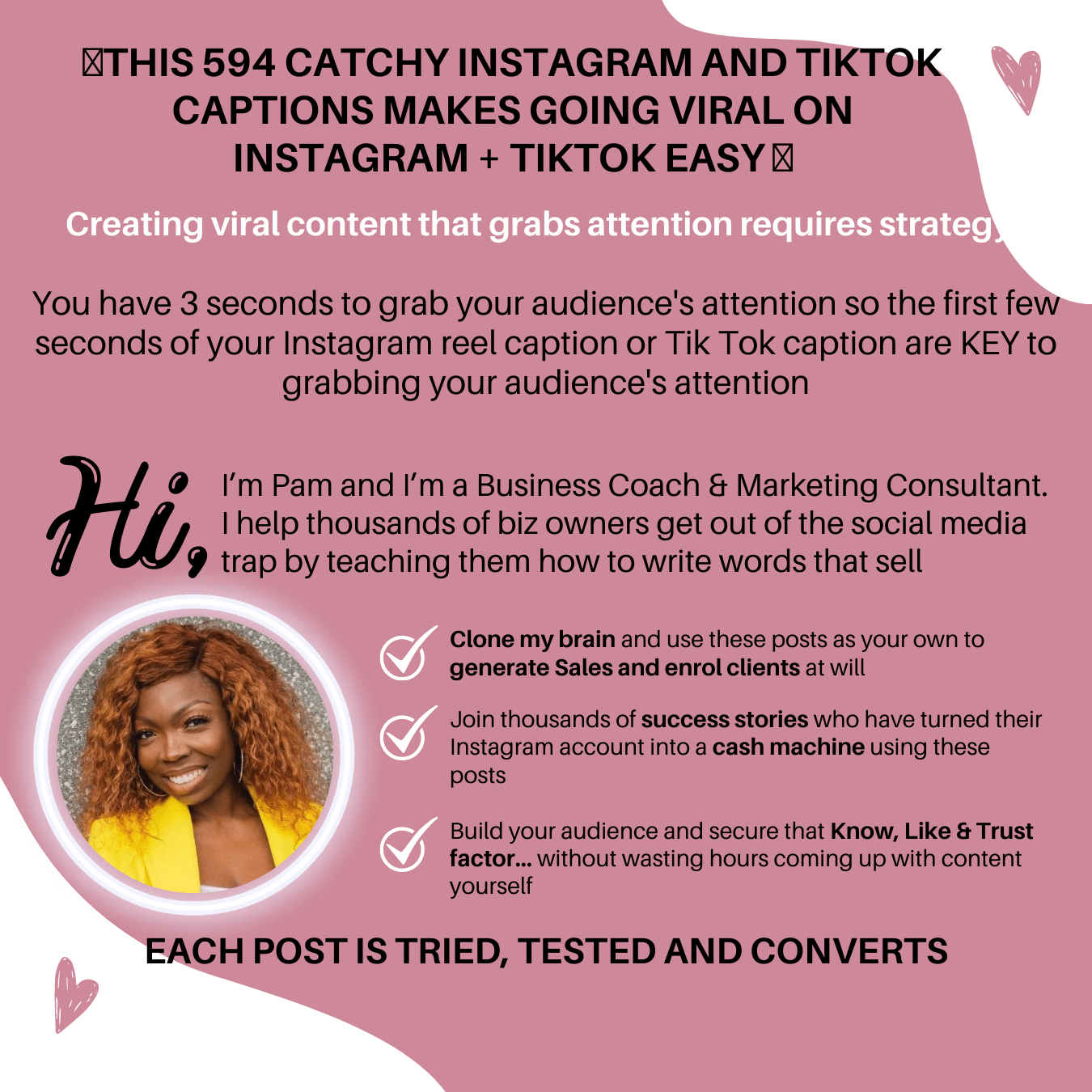 500+ Done-For-You Instagram Reels Captions for Coaches
