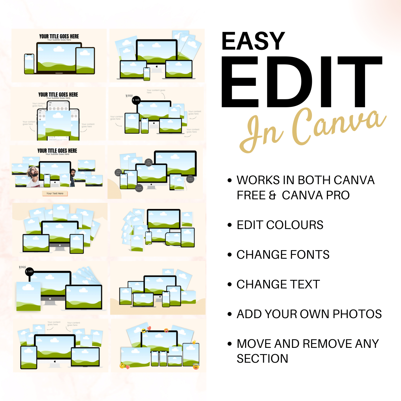60 Online Course Mockups 