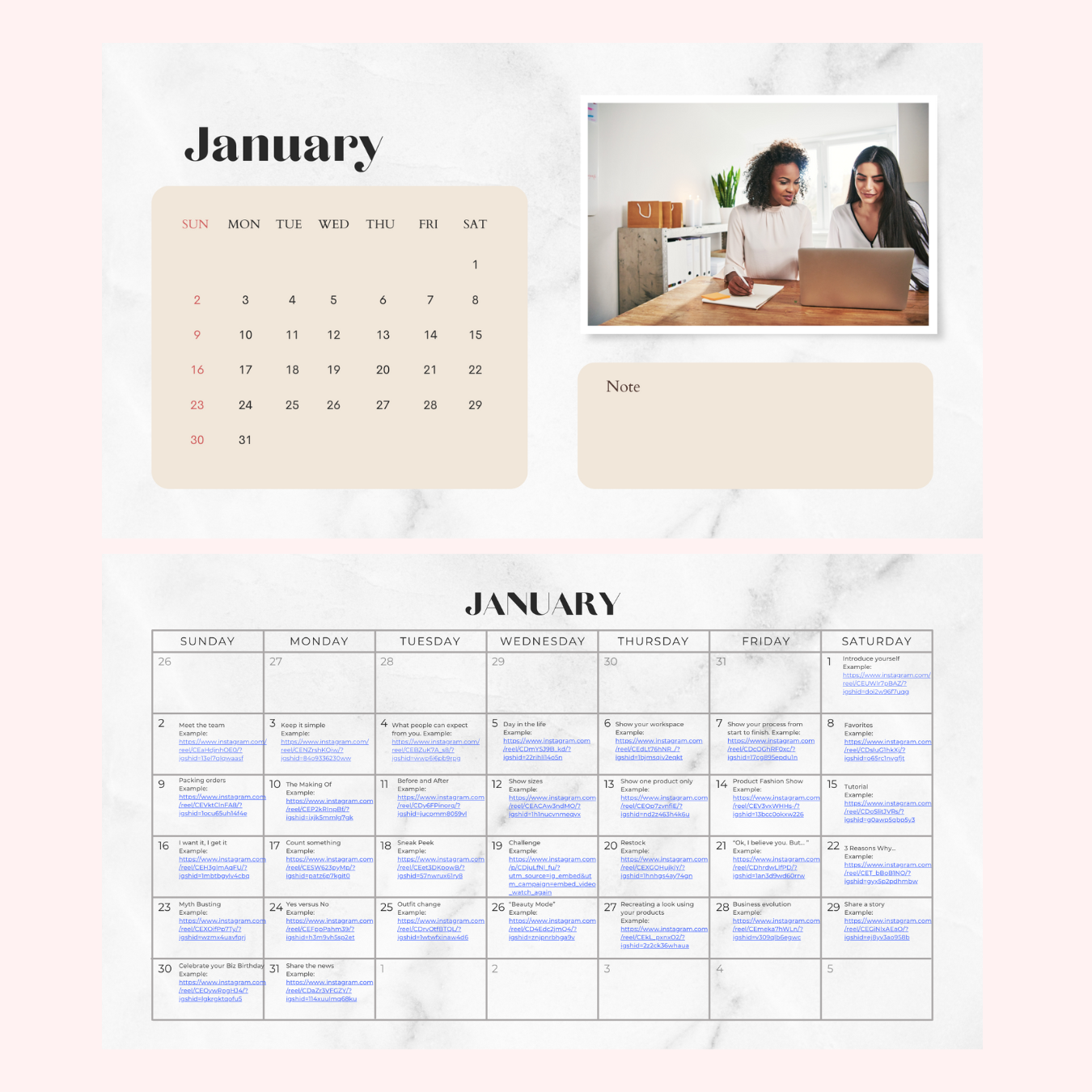 365 Viral Video Calendar for Instagram Reels & TikTok