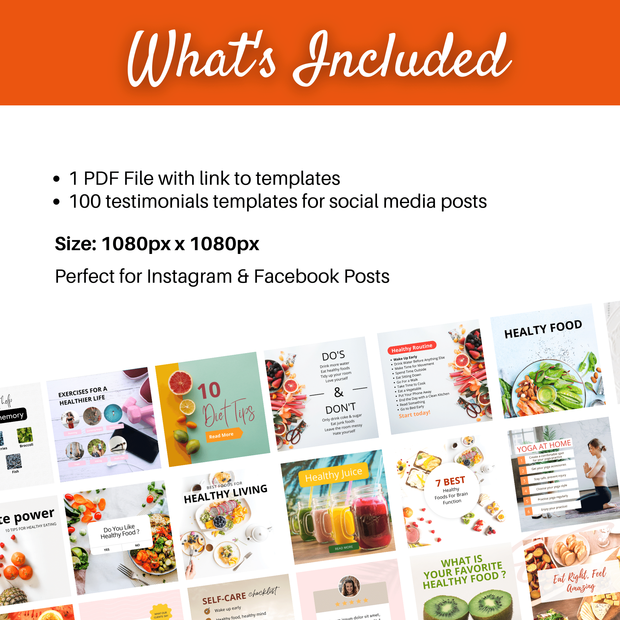 100 Health & Fitness Facebook Posts