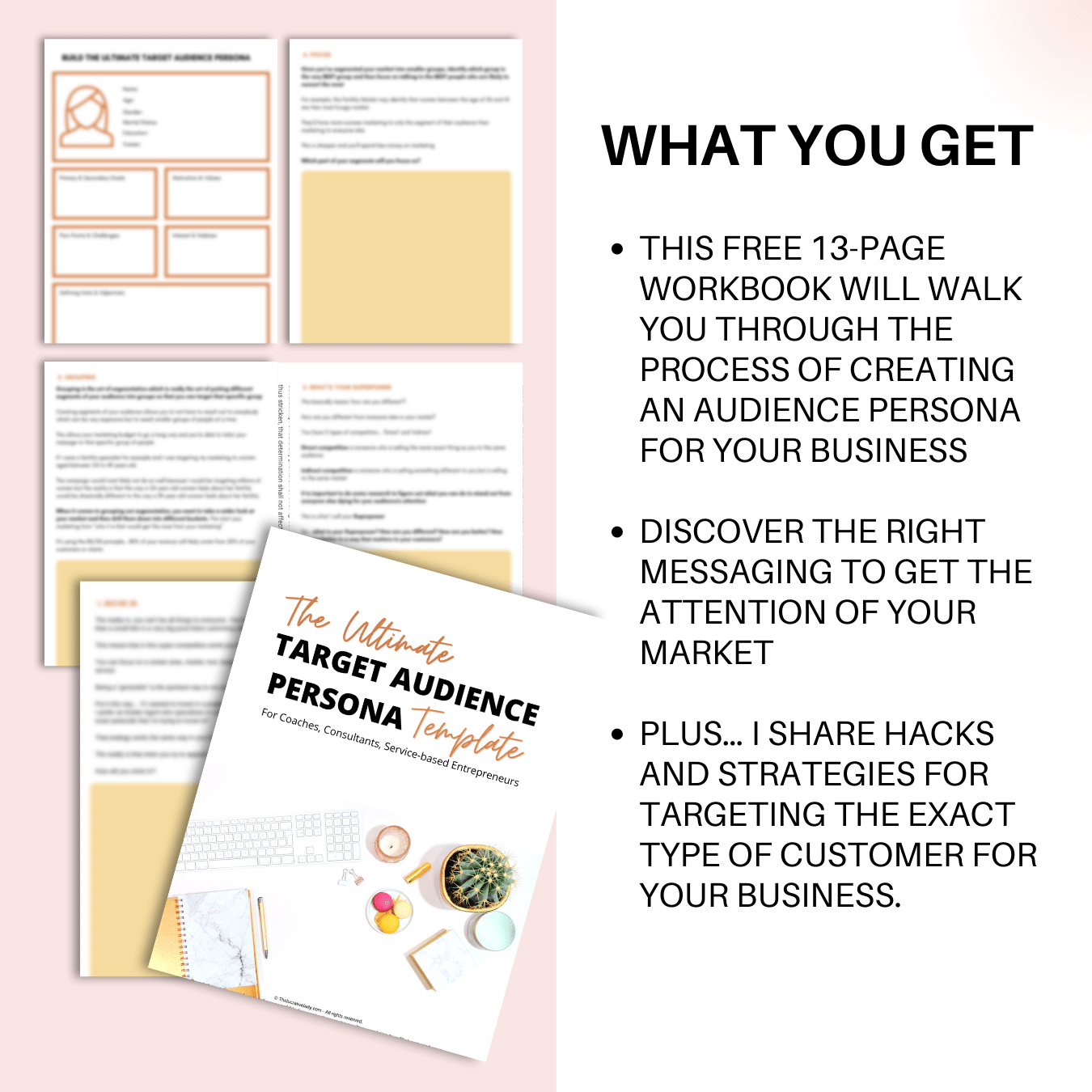 The Ultimate Target Audience Persona Template The Ultimate Target Audience Persona Template