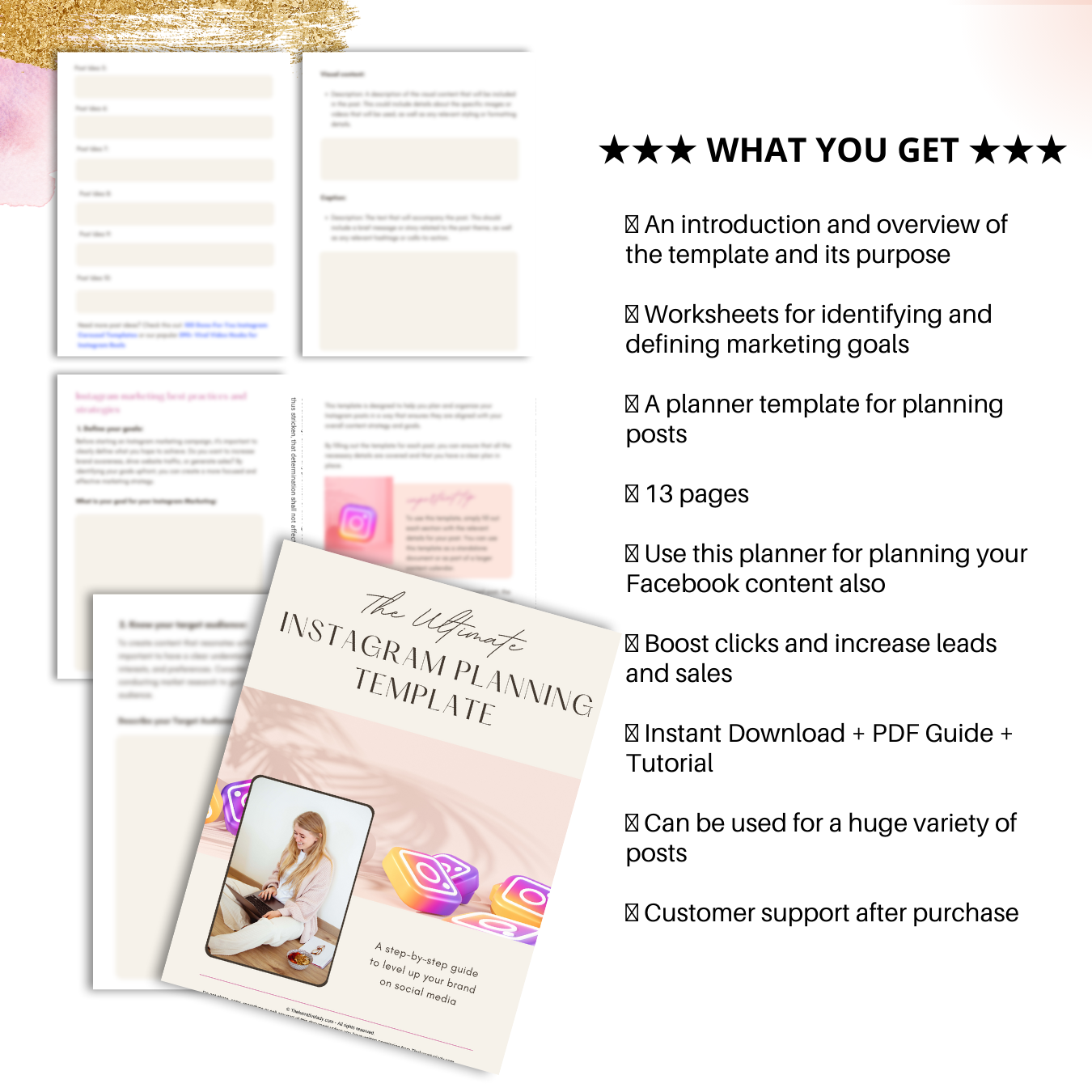 The Ultimate Instagram Planning Template