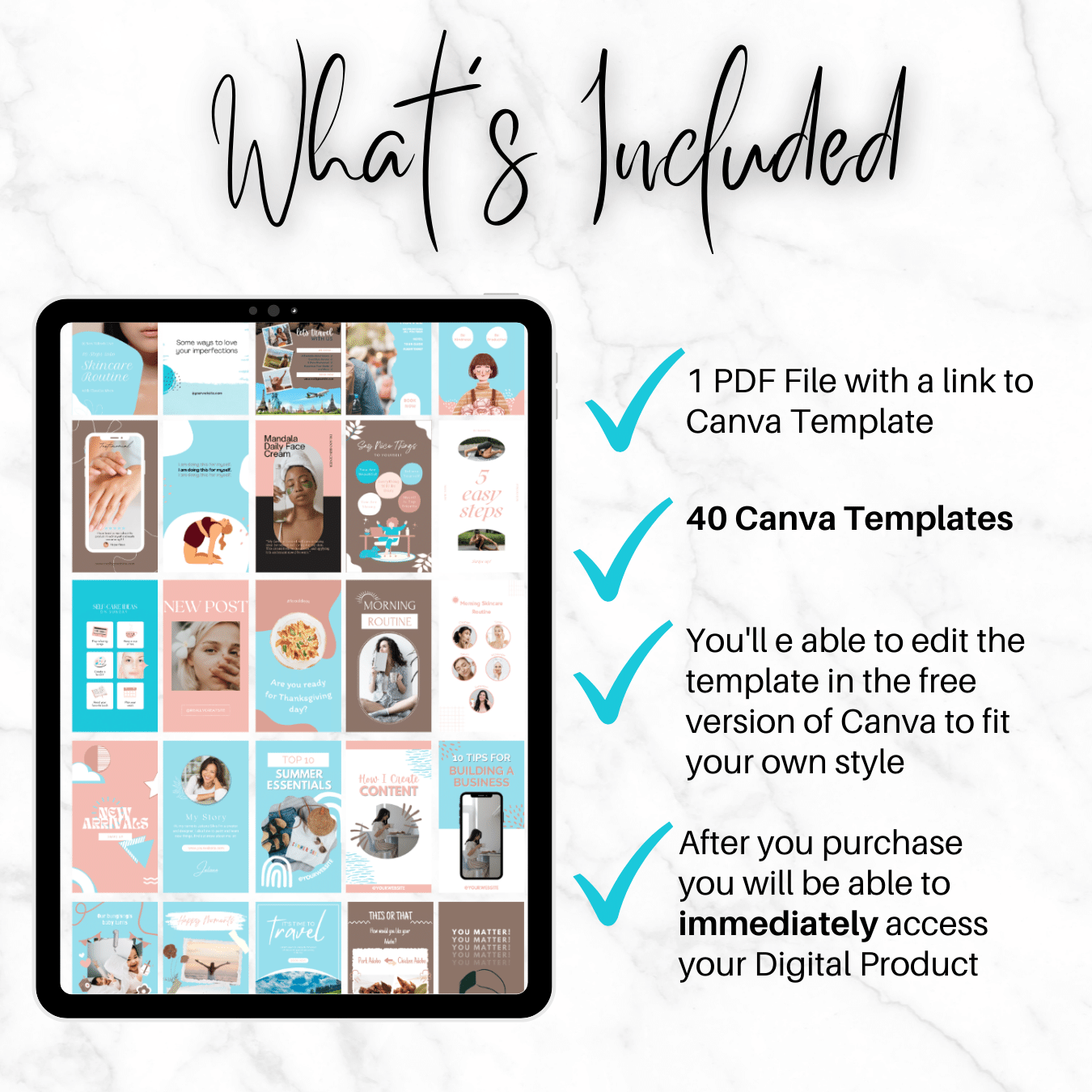 40 IGTV cover templates