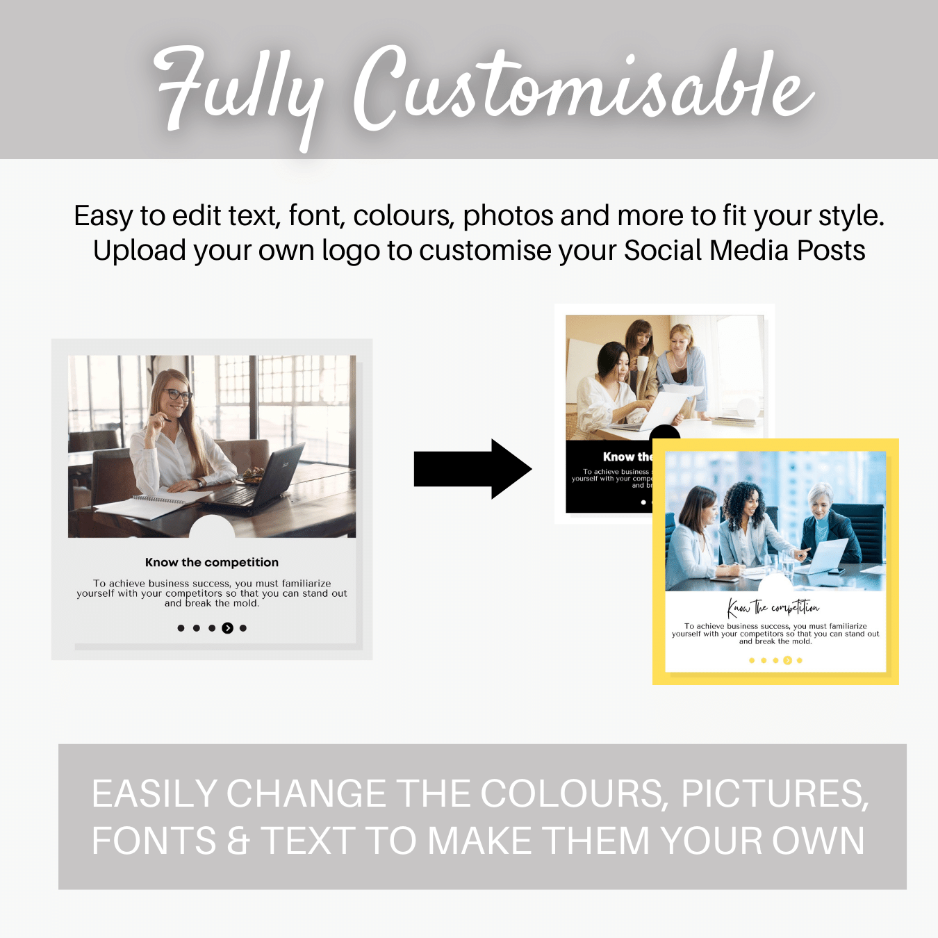 100 Neutral Carousel Template