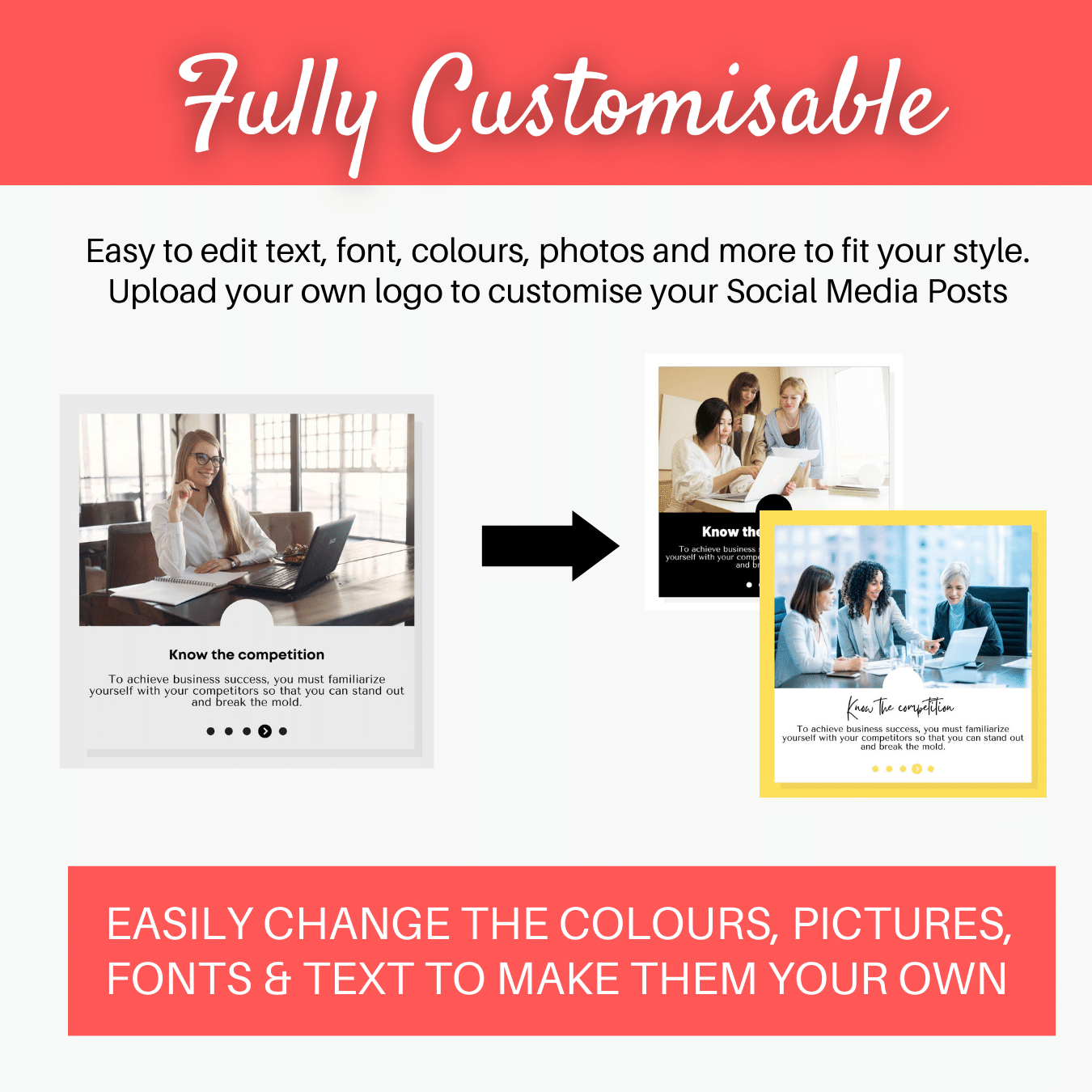 100 Instagram Carousel Posts Canva for Business Coaches & Coaching Template