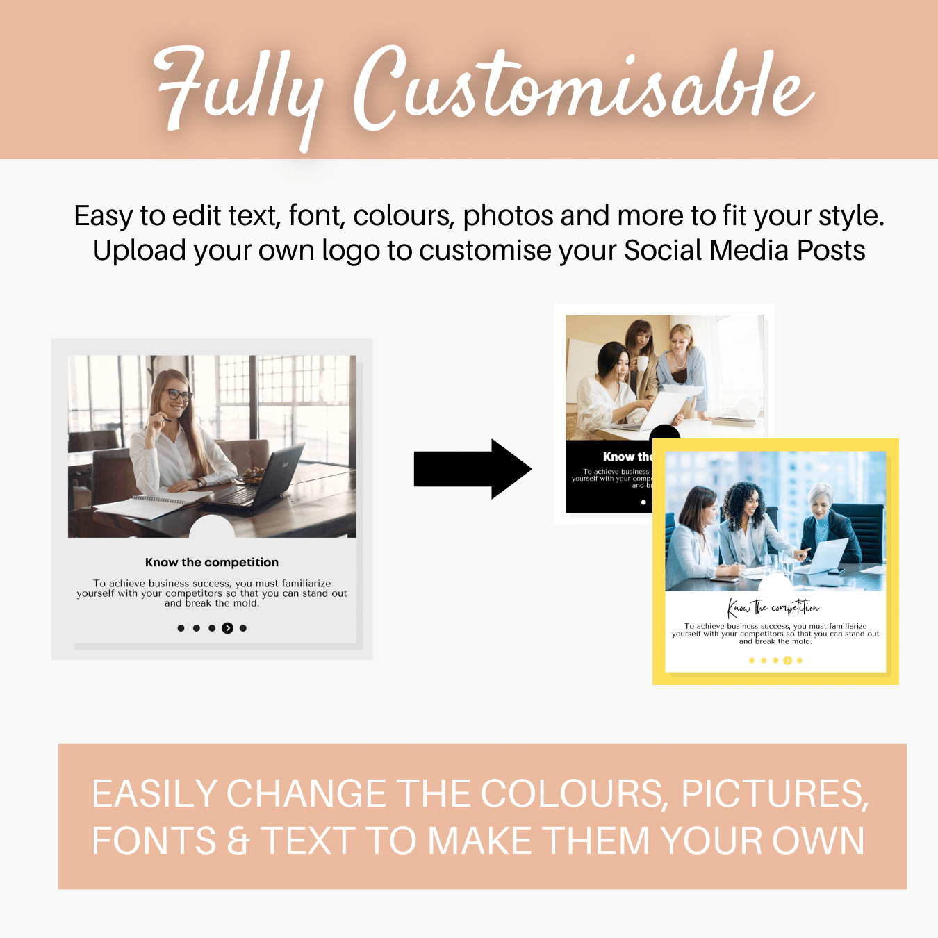 100 Instagram Carousel Posts Canva for Influencers Template