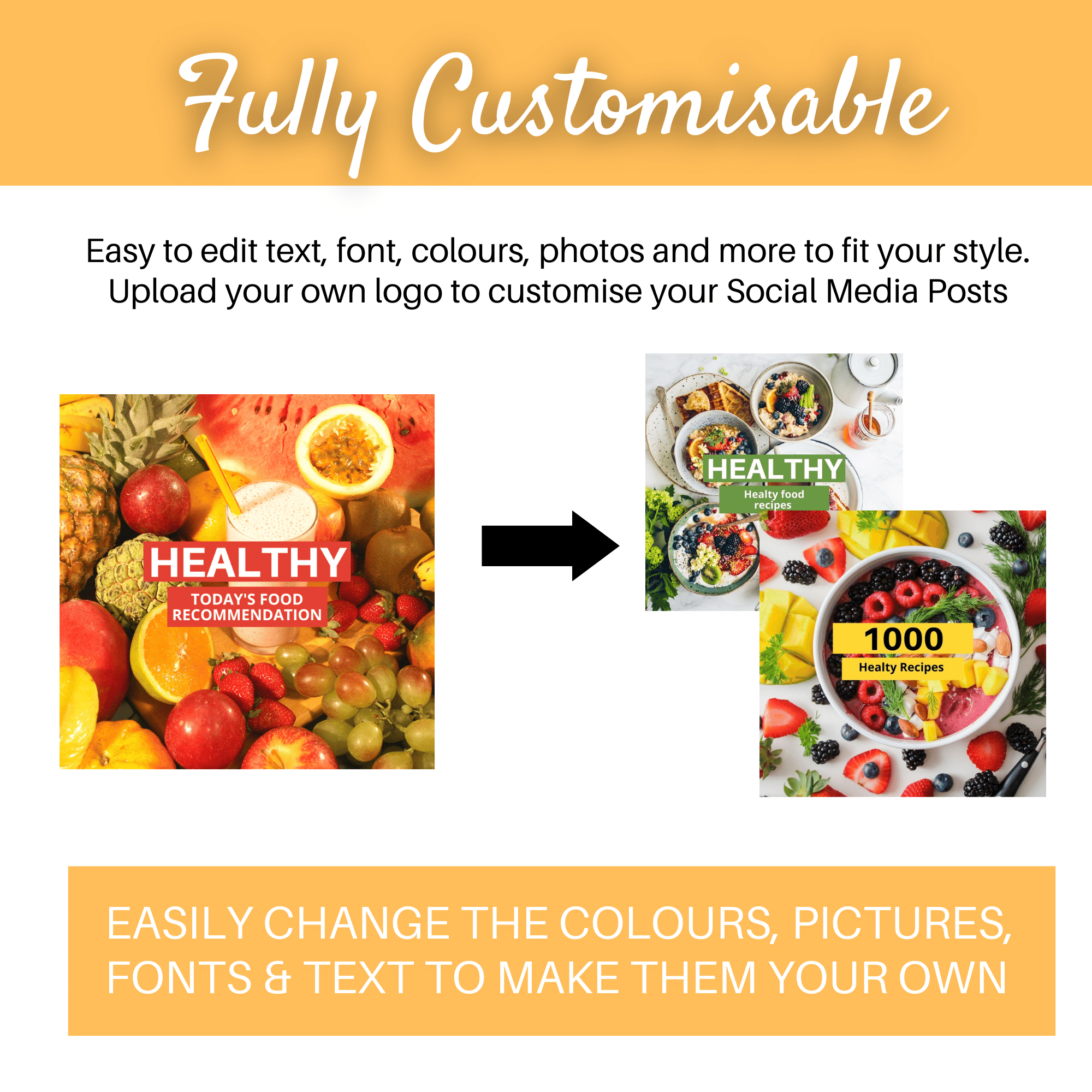 100 Health & Fitness Instagram posts